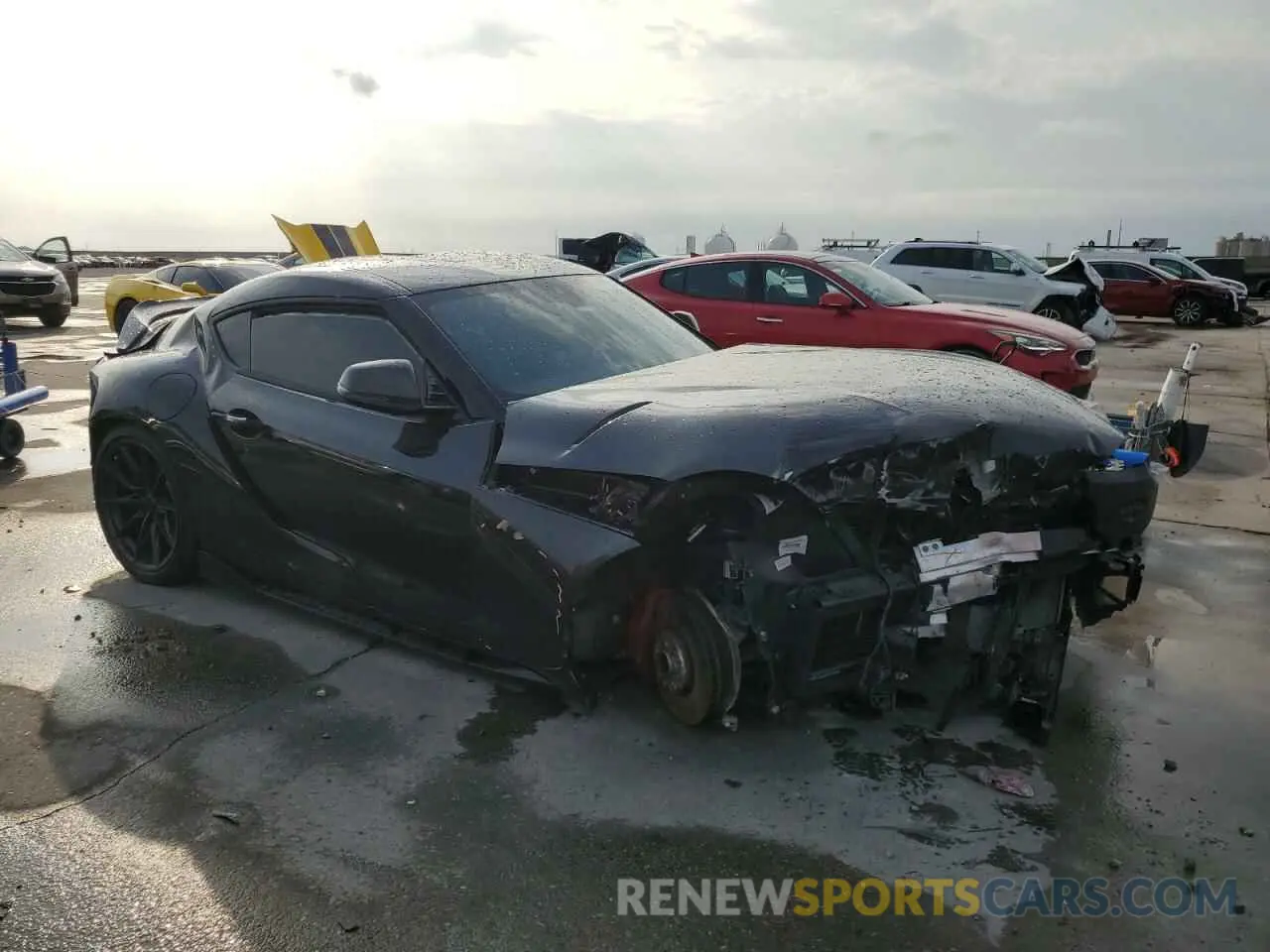 4 fotografías del automóvil dañado WZ1DB0G01PW056961 TOYOTA SUPRA 2023