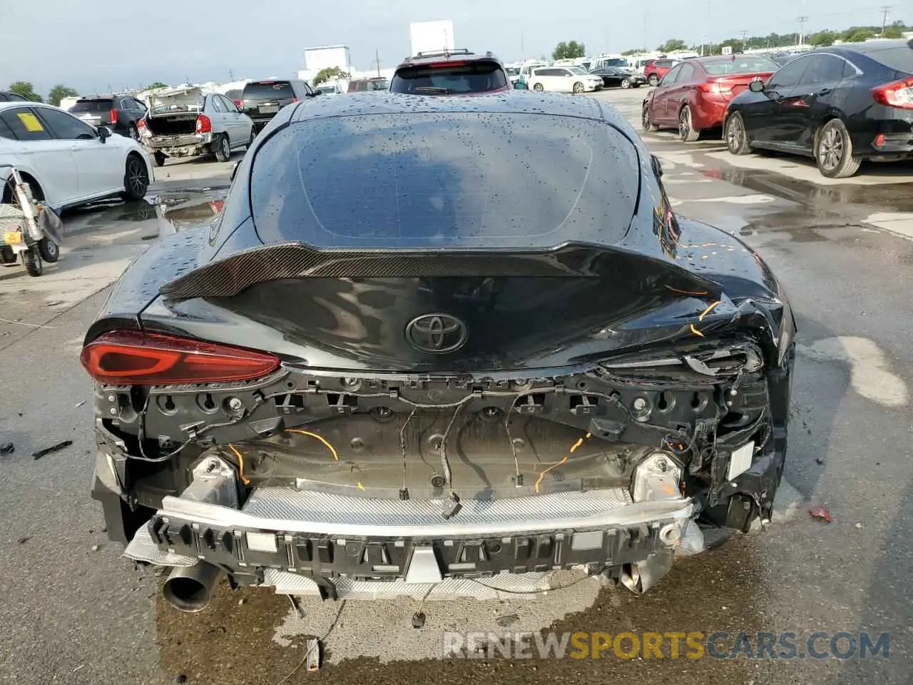 6 fotografías del automóvil dañado WZ1DB0G01PW056961 TOYOTA SUPRA 2023
