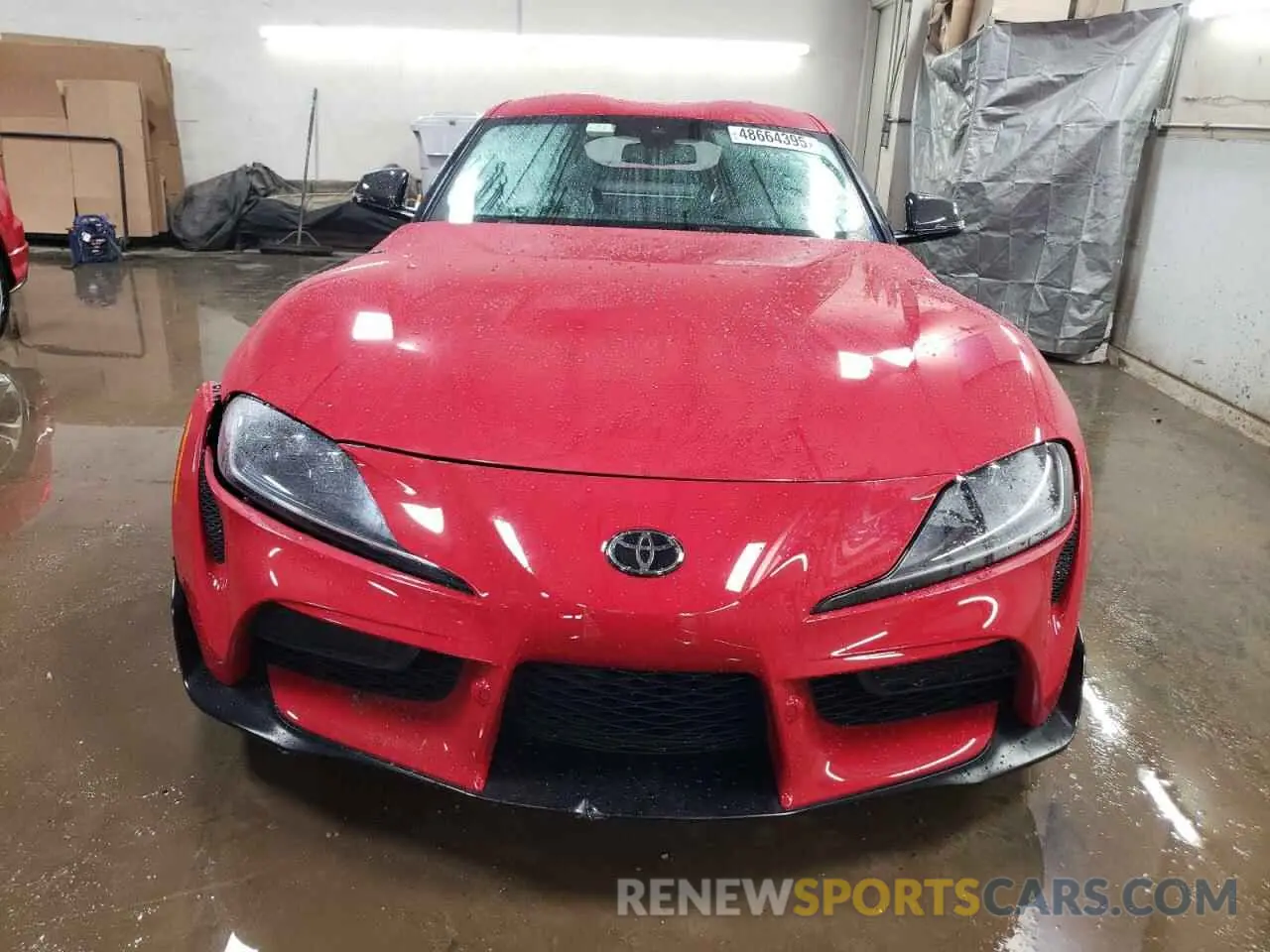5 fotografías del automóvil dañado WZ1DB0G03PW057335 TOYOTA SUPRA 2023