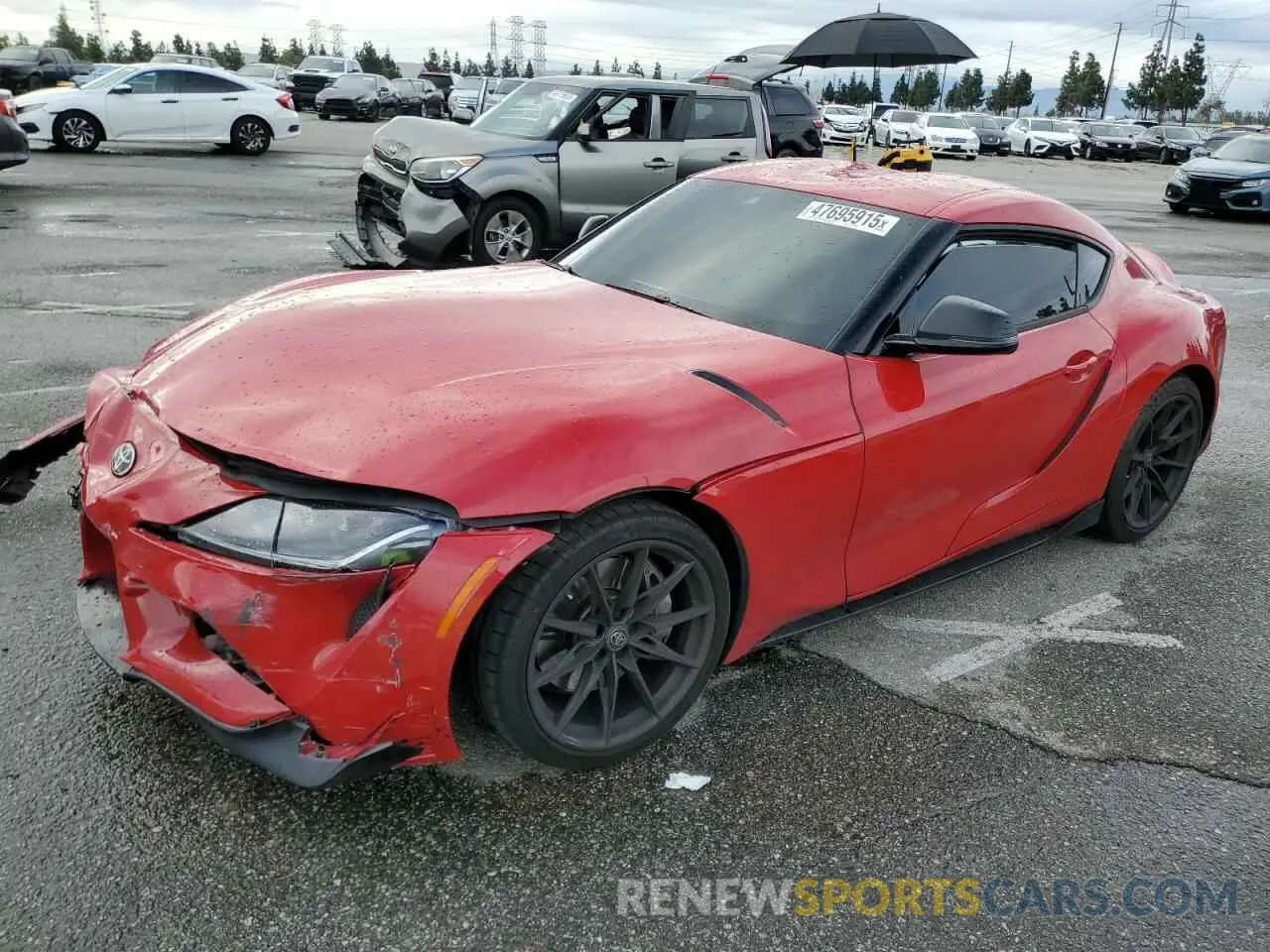 1 fotografías del automóvil dañado WZ1DB0G08RW067779 TOYOTA SUPRA 2024