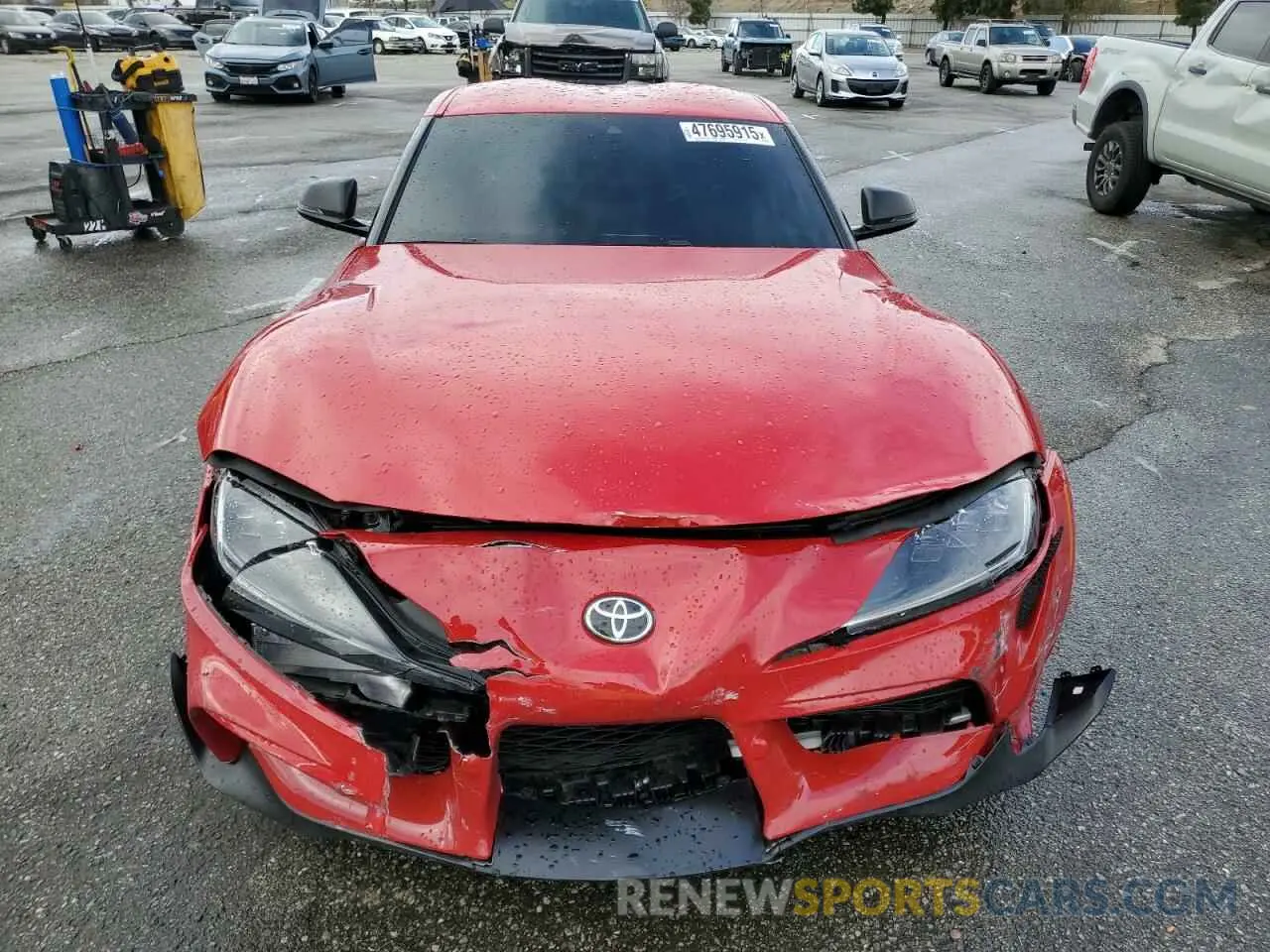 5 fotografías del automóvil dañado WZ1DB0G08RW067779 TOYOTA SUPRA 2024