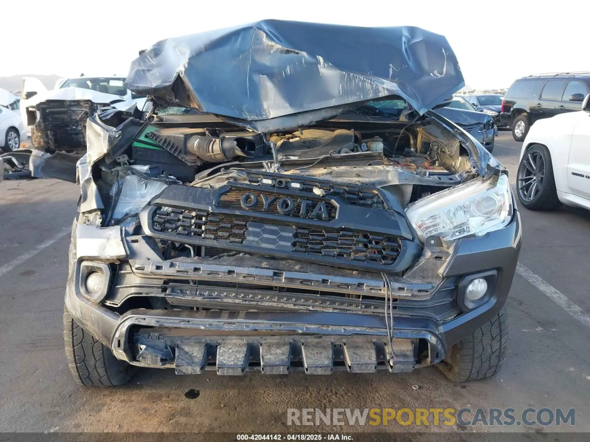 6 fotografías del automóvil dañado 3TMAZ5CN0KM104096 TOYOTA TACOMA 2019
