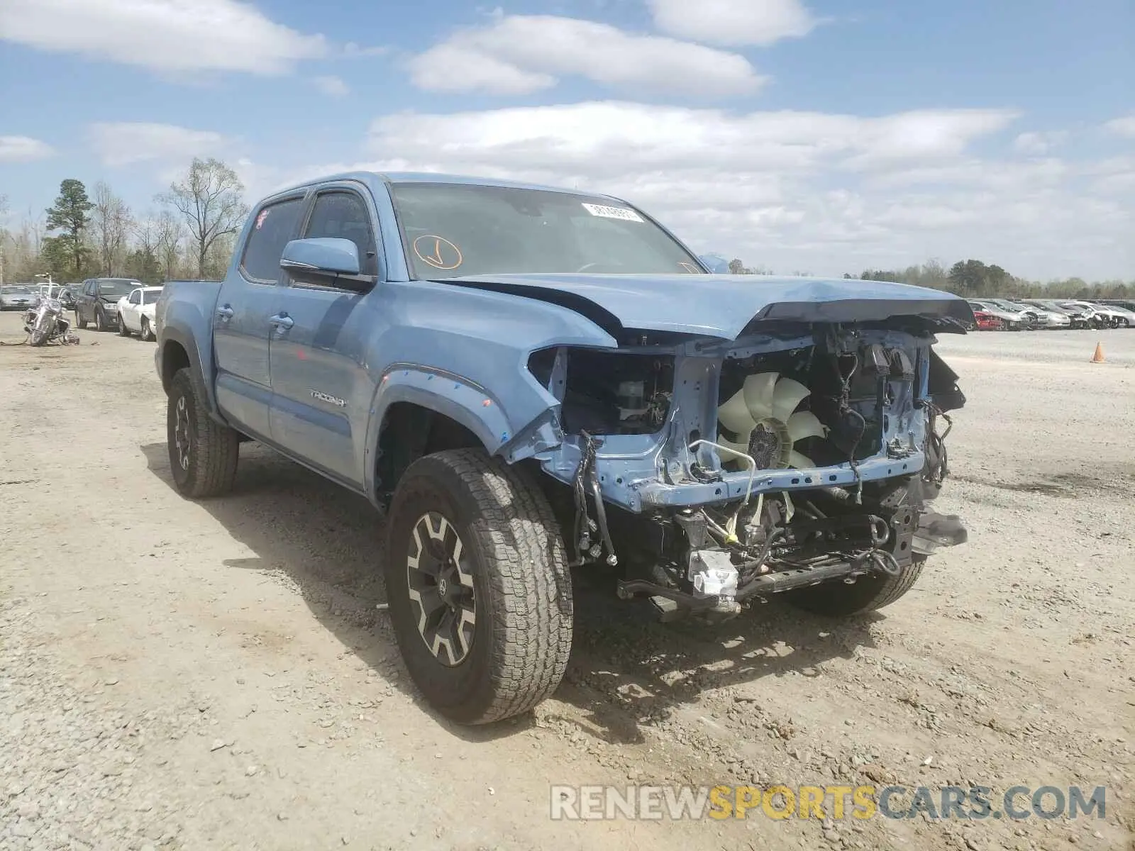 1 fotografías del automóvil dañado 3TMAZ5CN0KM110447 TOYOTA TACOMA 2019