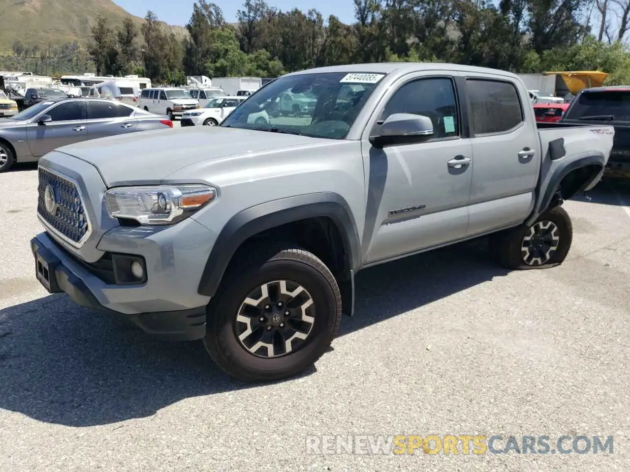 1 fotografías del automóvil dañado 3TMAZ5CN1KM097143 TOYOTA TACOMA 2019