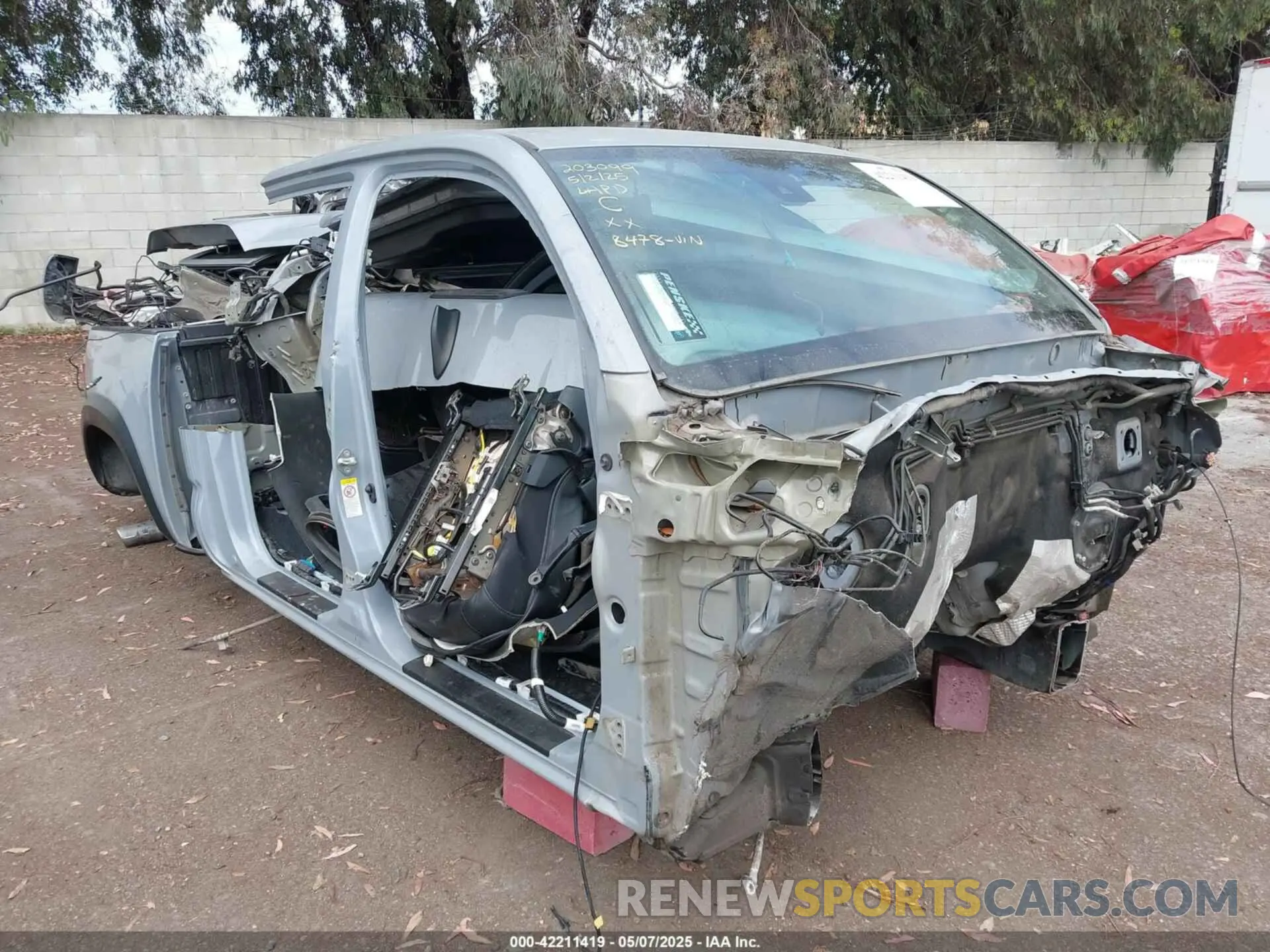 1 fotografías del automóvil dañado 3TMAZ5CN1KM108478 TOYOTA TACOMA 2019