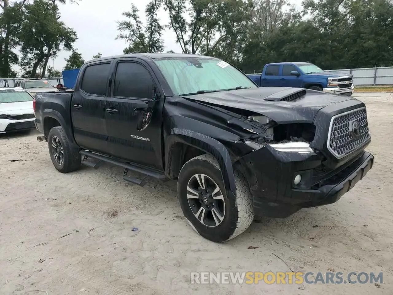 4 fotografías del automóvil dañado 3TMAZ5CN2KM103127 TOYOTA TACOMA 2019