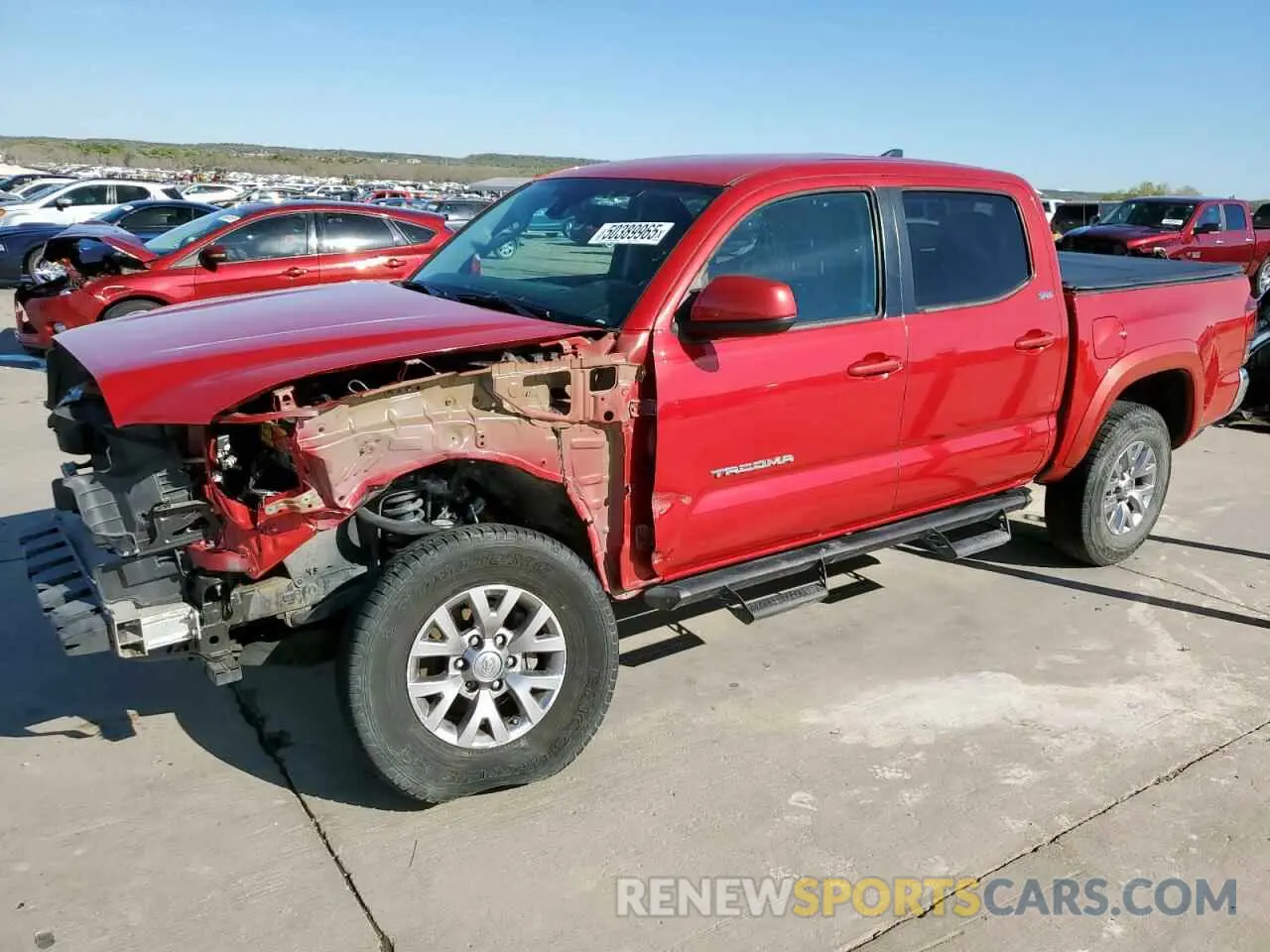 1 fotografías del automóvil dañado 3TMAZ5CN3KM083647 TOYOTA TACOMA 2019