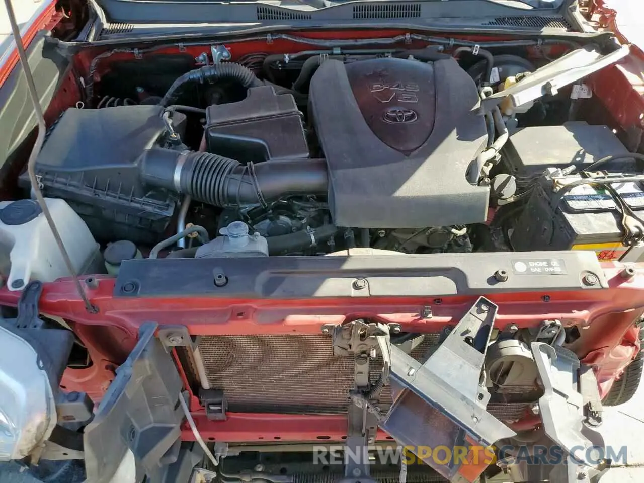 11 fotografías del automóvil dañado 3TMAZ5CN3KM083647 TOYOTA TACOMA 2019