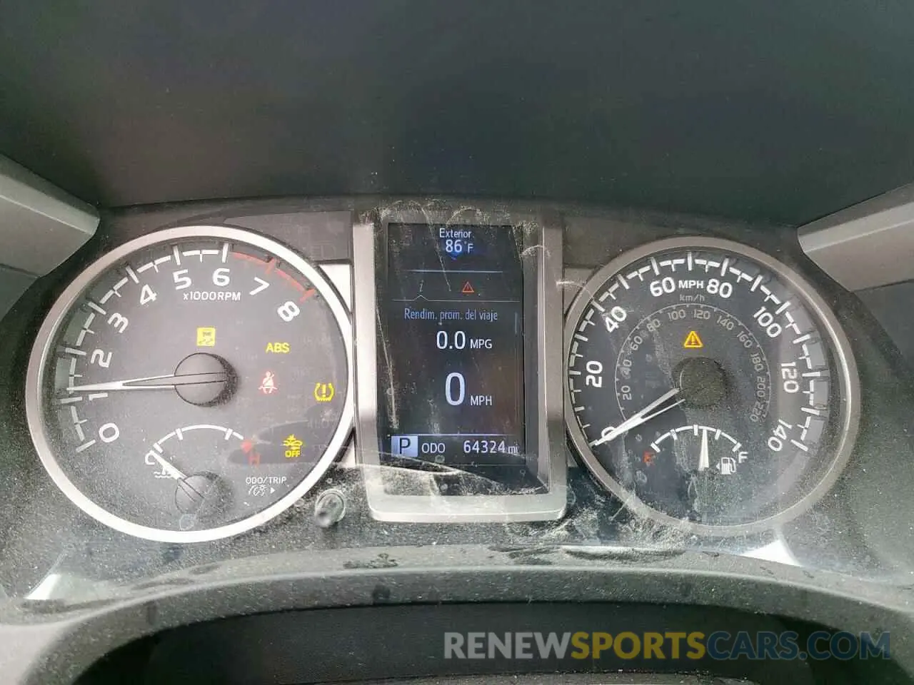 9 fotografías del automóvil dañado 3TMAZ5CN3KM083647 TOYOTA TACOMA 2019