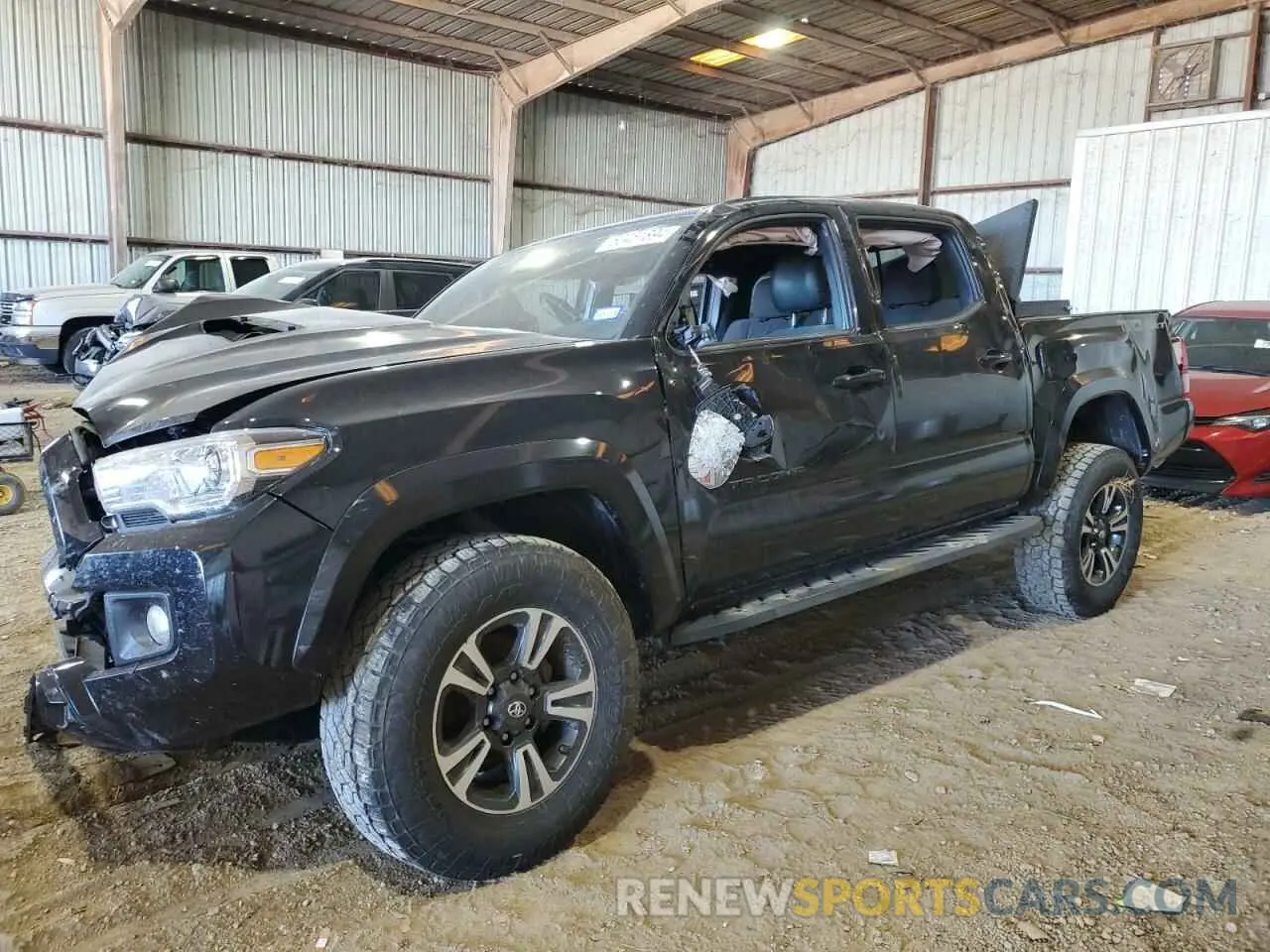 1 fotografías del automóvil dañado 3TMAZ5CN4KM085620 TOYOTA TACOMA 2019