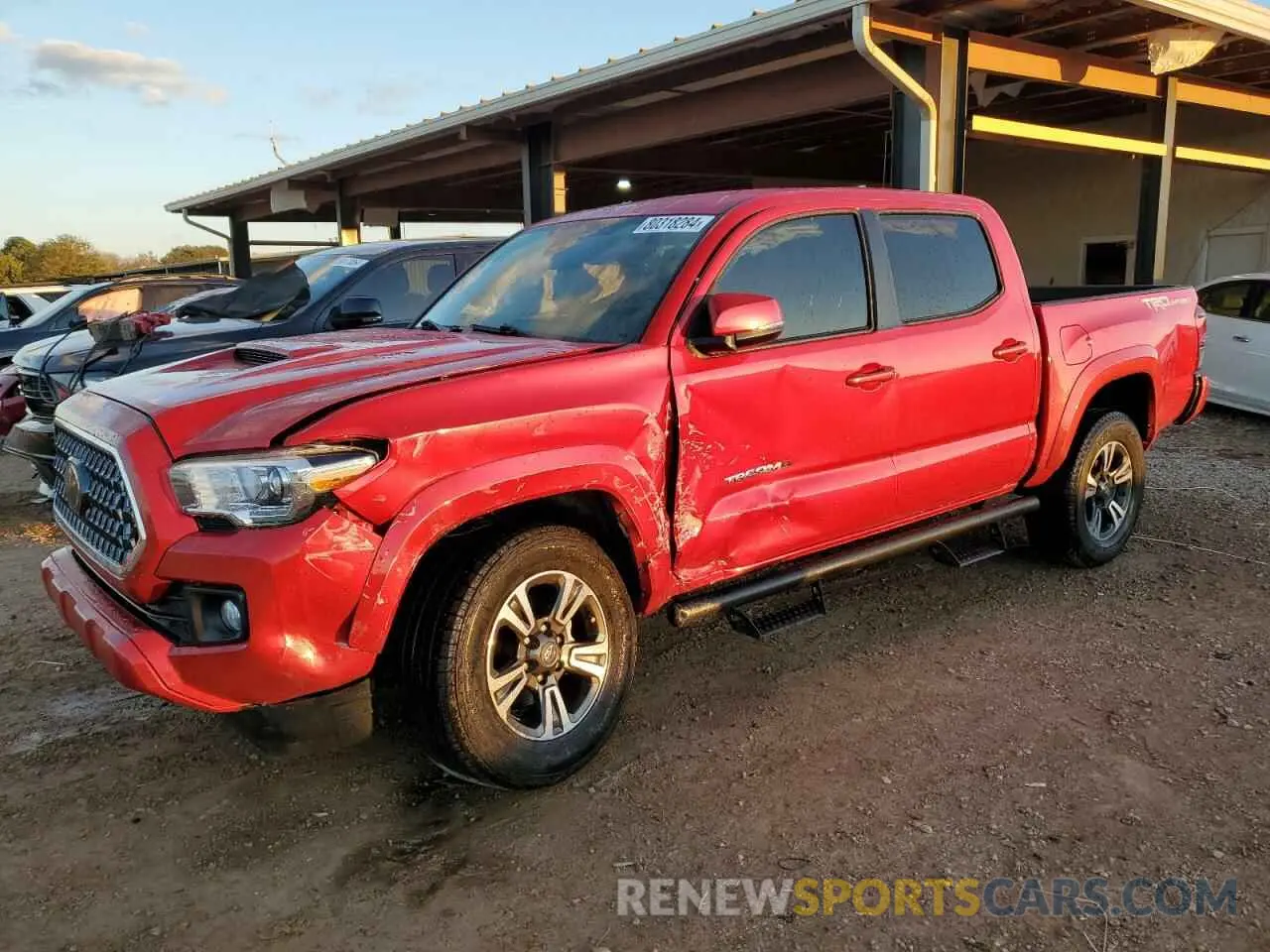1 fotografías del automóvil dañado 3TMAZ5CN4KM090235 TOYOTA TACOMA 2019