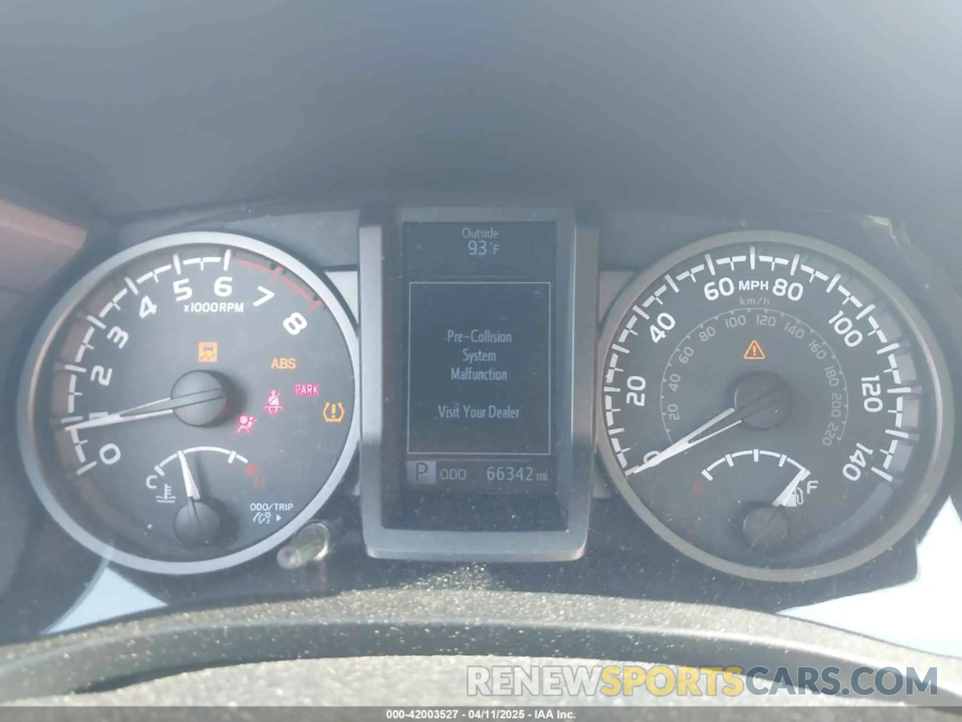 7 fotografías del automóvil dañado 3TMAZ5CN4KM104750 TOYOTA TACOMA 2019