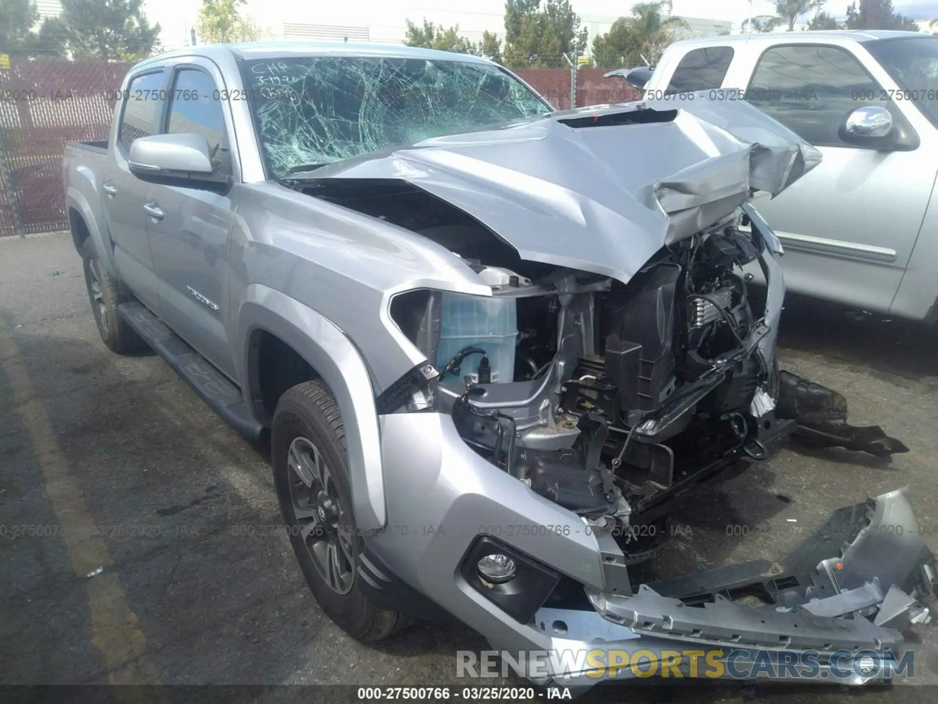 1 fotografías del automóvil dañado 3TMAZ5CN4KM104909 TOYOTA TACOMA 2019
