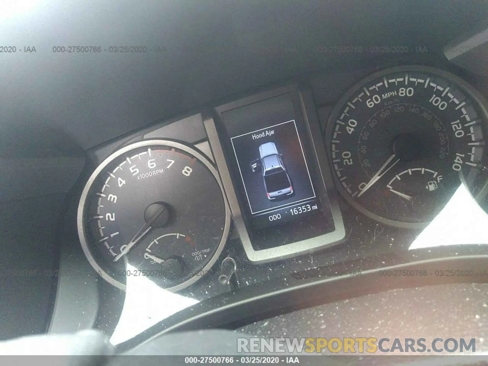 7 fotografías del automóvil dañado 3TMAZ5CN4KM104909 TOYOTA TACOMA 2019