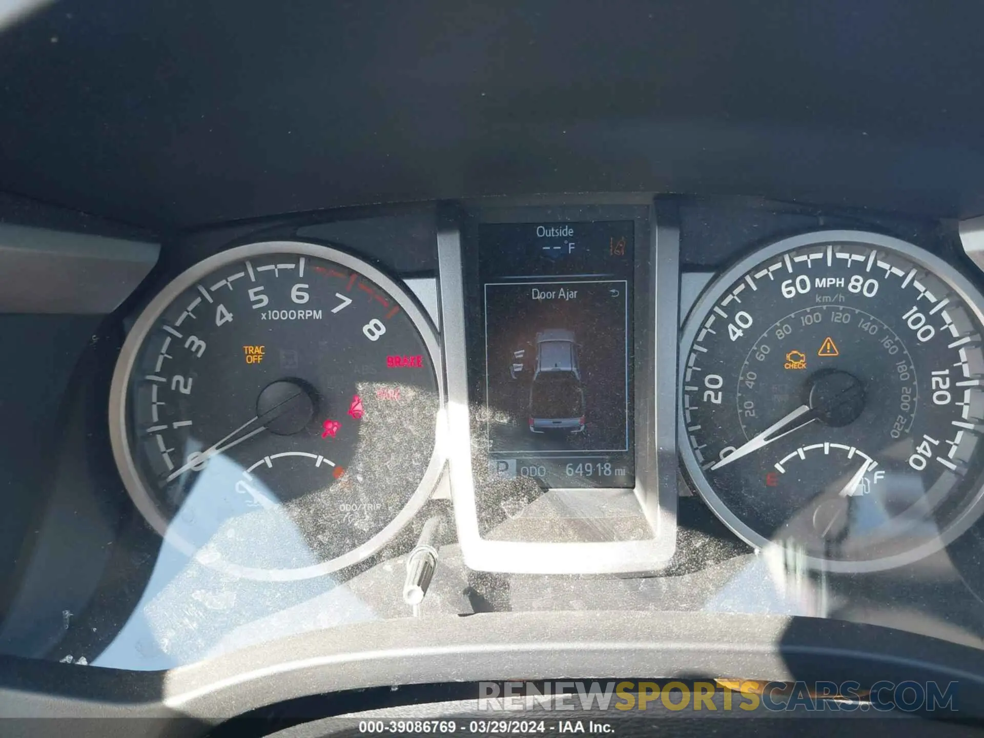 7 fotografías del automóvil dañado 3TMAZ5CN4KM105249 TOYOTA TACOMA 2019