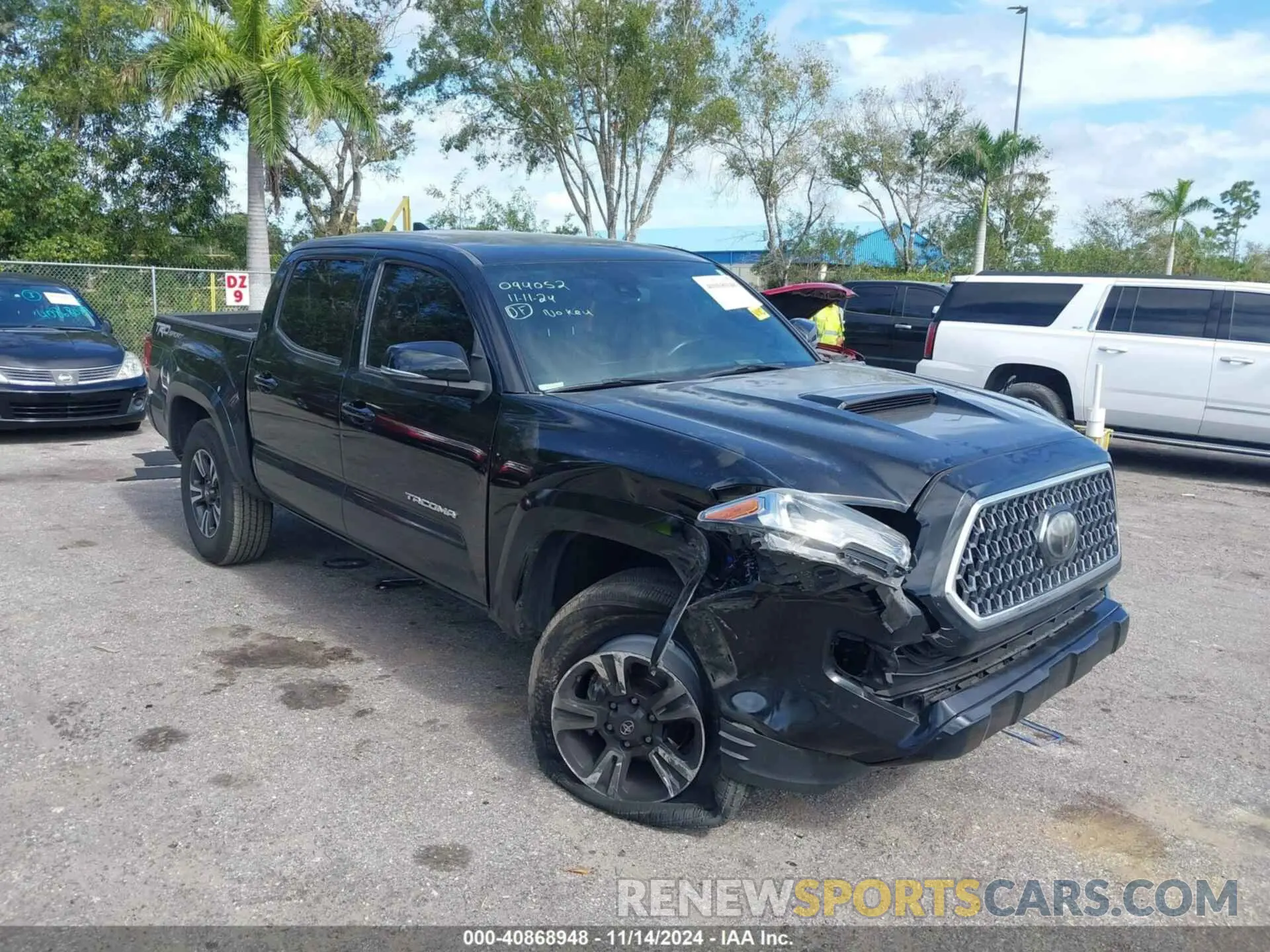6 fotografías del automóvil dañado 3TMAZ5CN5KM094052 TOYOTA TACOMA 2019