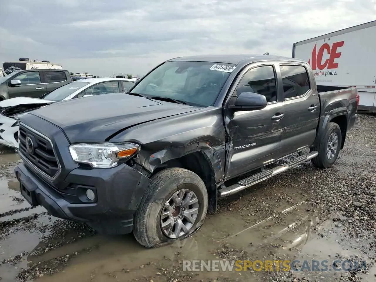1 fotografías del automóvil dañado 3TMAZ5CN5KM101209 TOYOTA TACOMA 2019