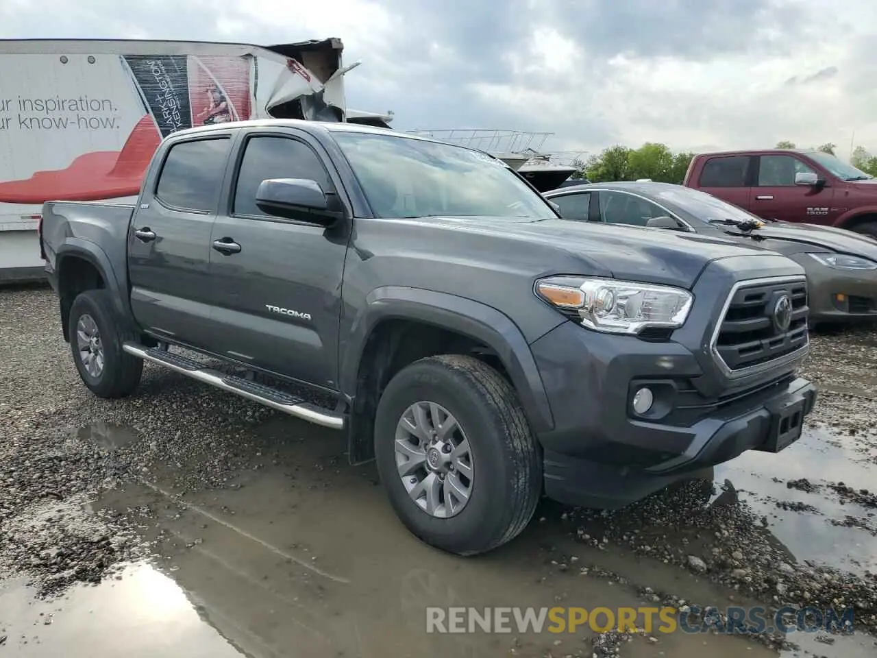 4 fotografías del automóvil dañado 3TMAZ5CN5KM101209 TOYOTA TACOMA 2019