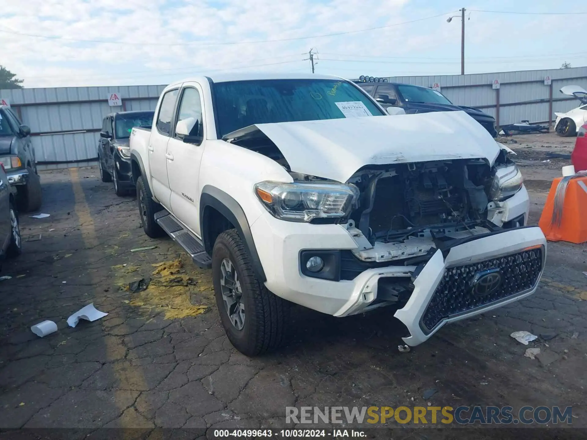 1 fotografías del automóvil dañado 3TMAZ5CN6KM091273 TOYOTA TACOMA 2019