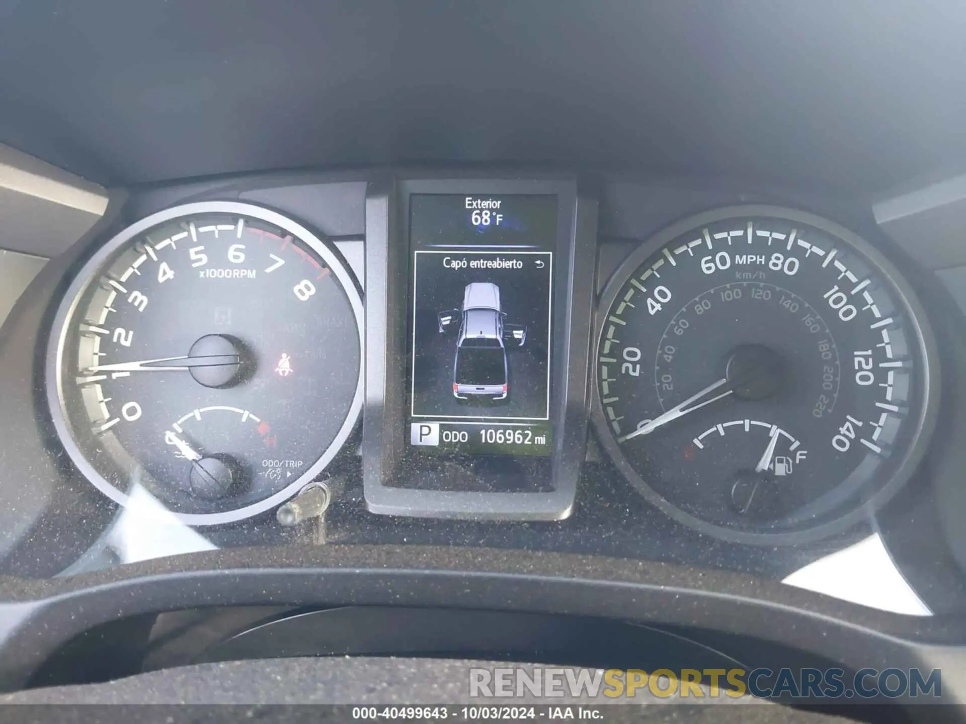 15 fotografías del automóvil dañado 3TMAZ5CN6KM091273 TOYOTA TACOMA 2019