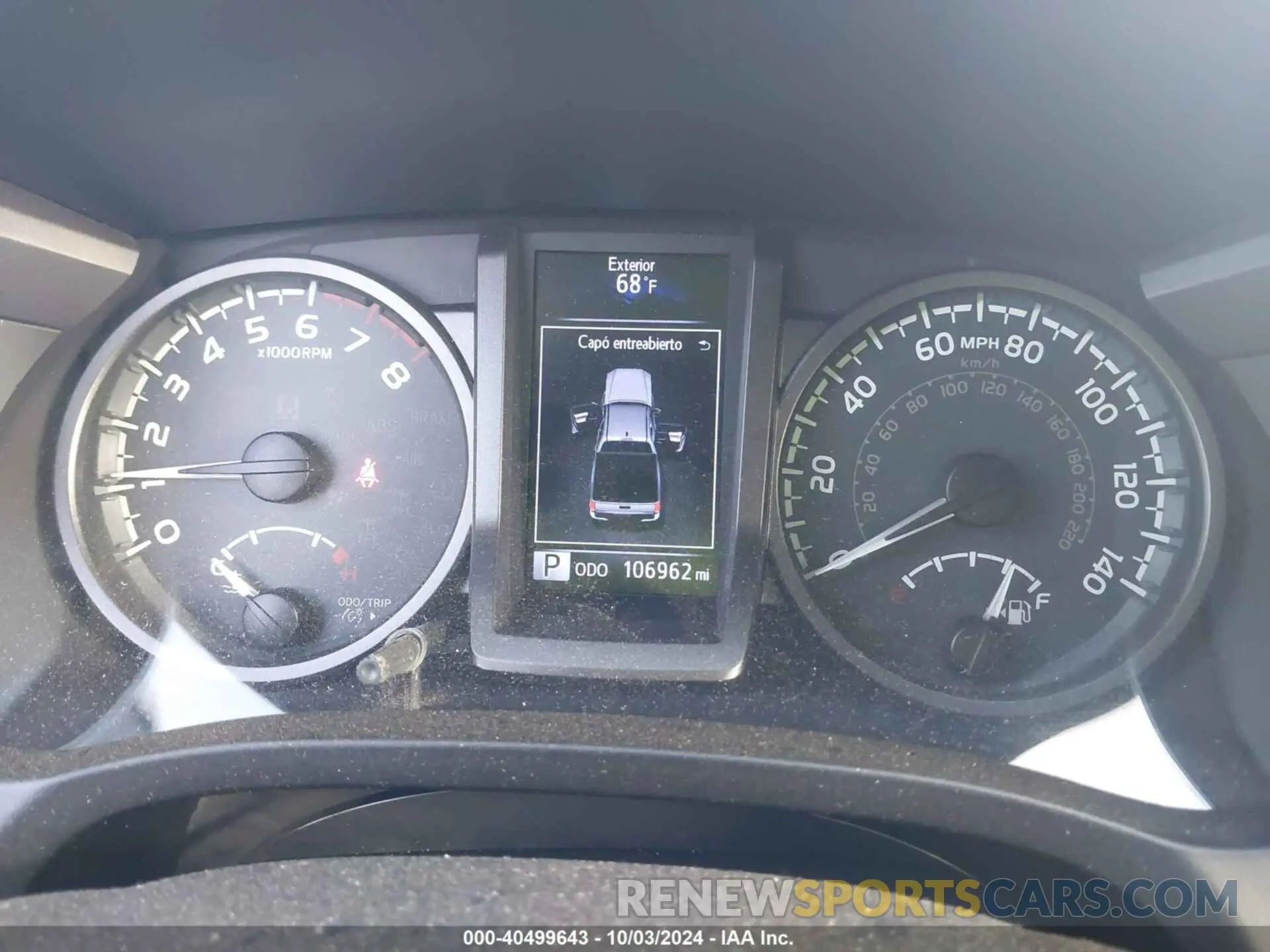 7 fotografías del automóvil dañado 3TMAZ5CN6KM091273 TOYOTA TACOMA 2019