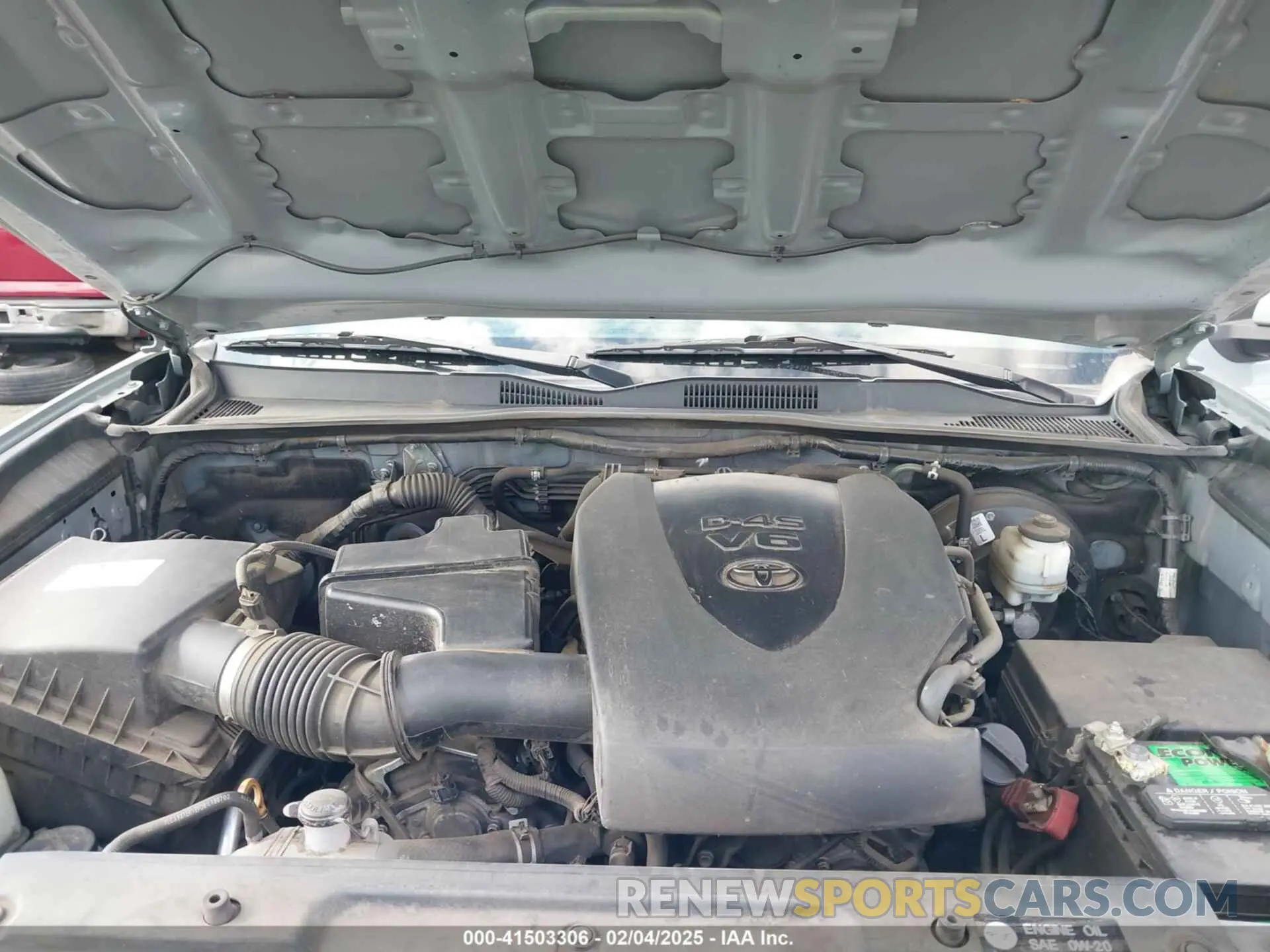 10 fotografías del automóvil dañado 3TMAZ5CN6KM100876 TOYOTA TACOMA 2019