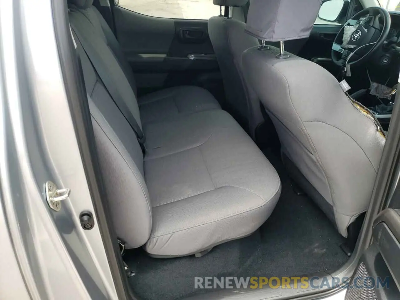 6 fotografías del automóvil dañado 3TMAZ5CN7KM091394 TOYOTA TACOMA 2019