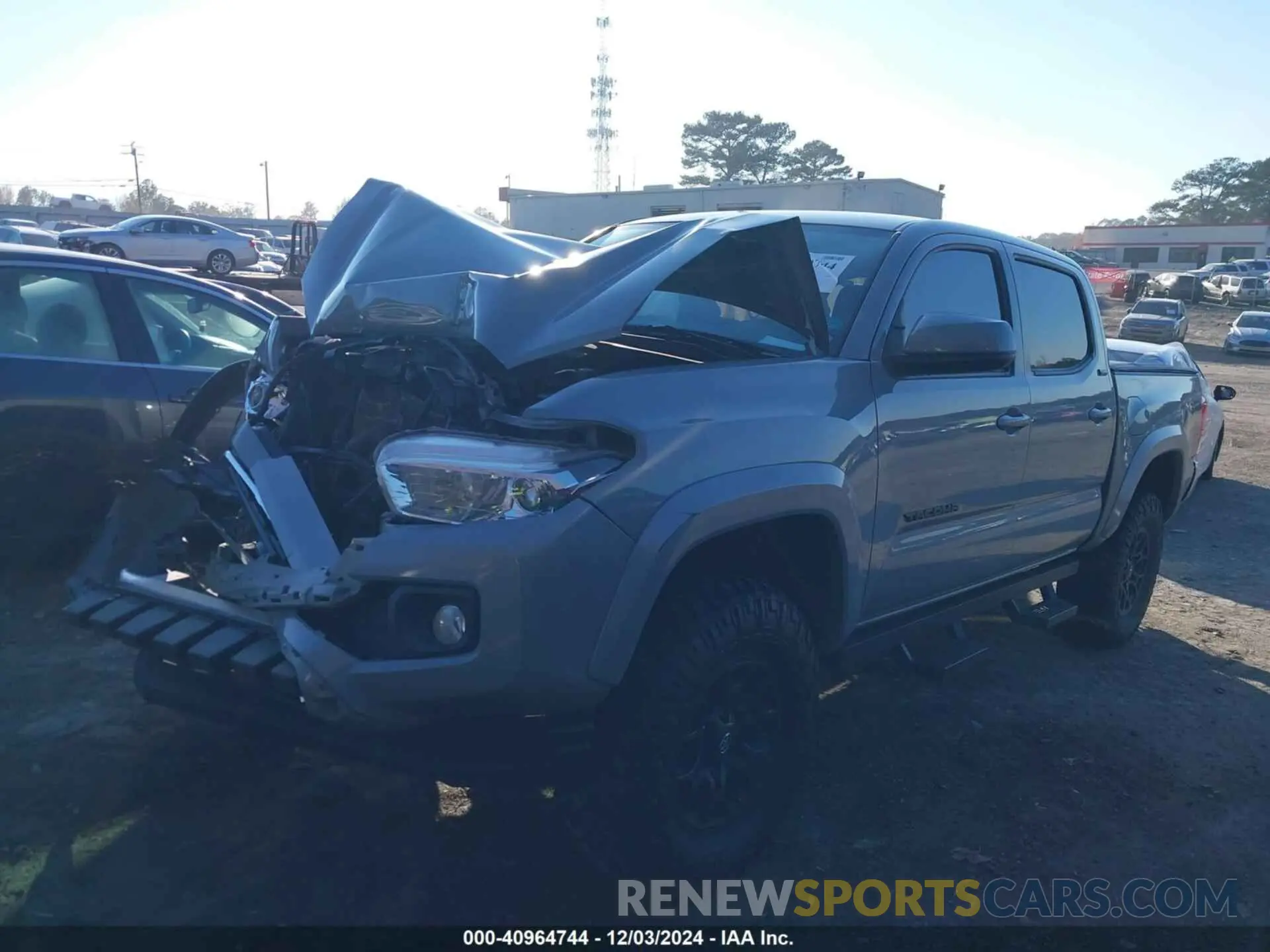 2 fotografías del automóvil dañado 3TMAZ5CN7KM102118 TOYOTA TACOMA 2019
