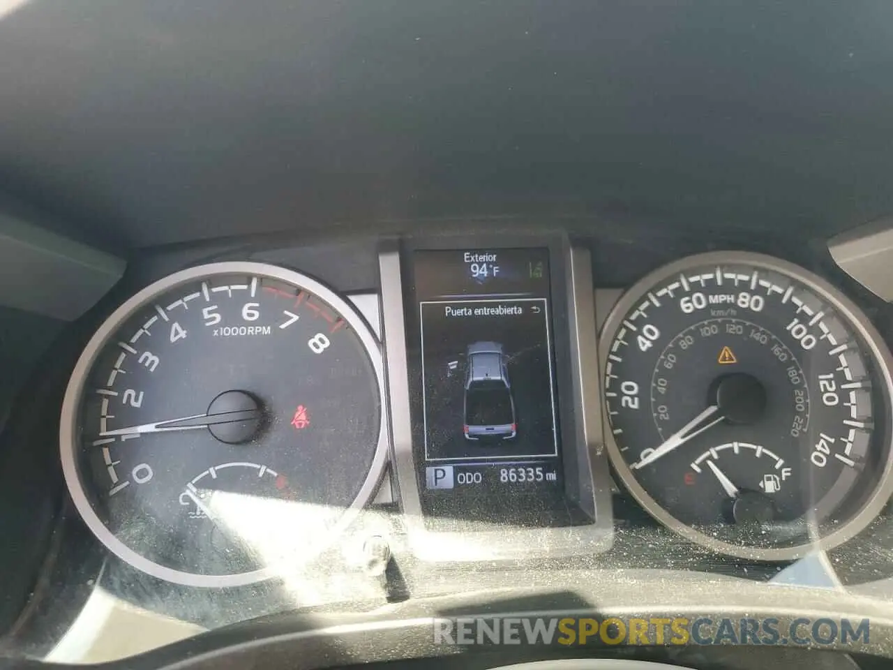 9 fotografías del automóvil dañado 3TMAZ5CN7KM108145 TOYOTA TACOMA 2019