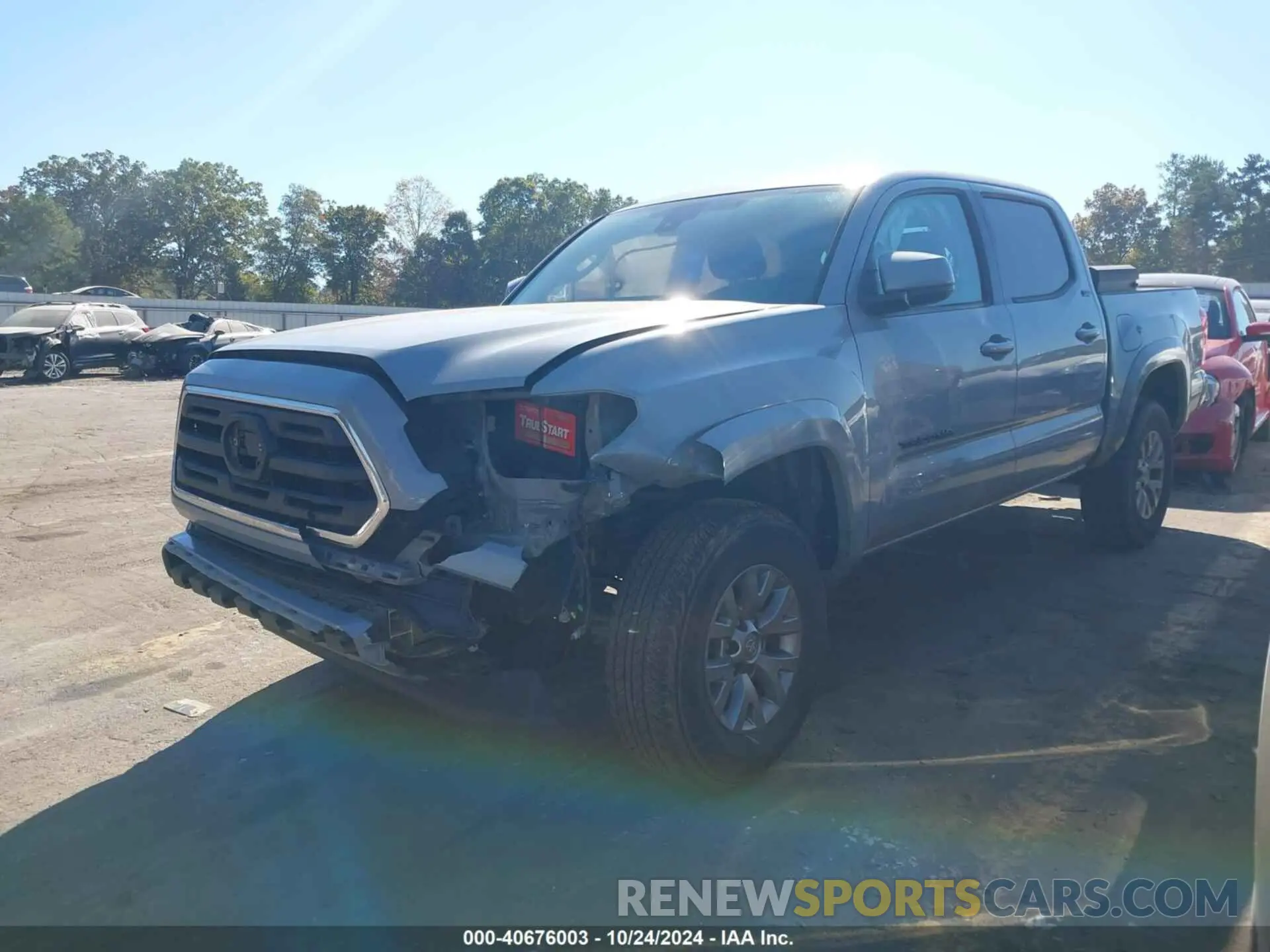 2 fotografías del automóvil dañado 3TMAZ5CN7KM114222 TOYOTA TACOMA 2019
