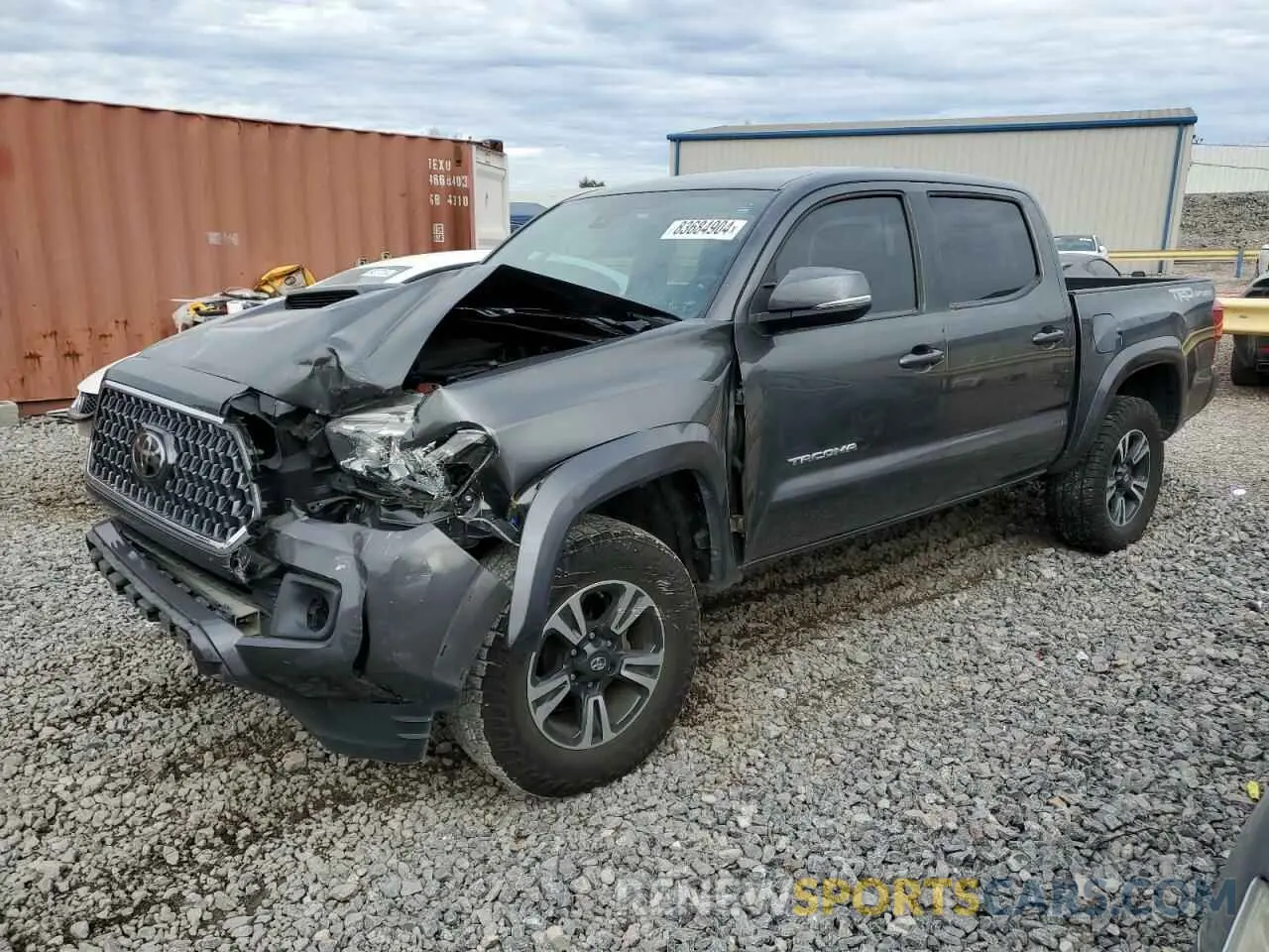 1 fotografías del automóvil dañado 3TMAZ5CN8KM093283 TOYOTA TACOMA 2019