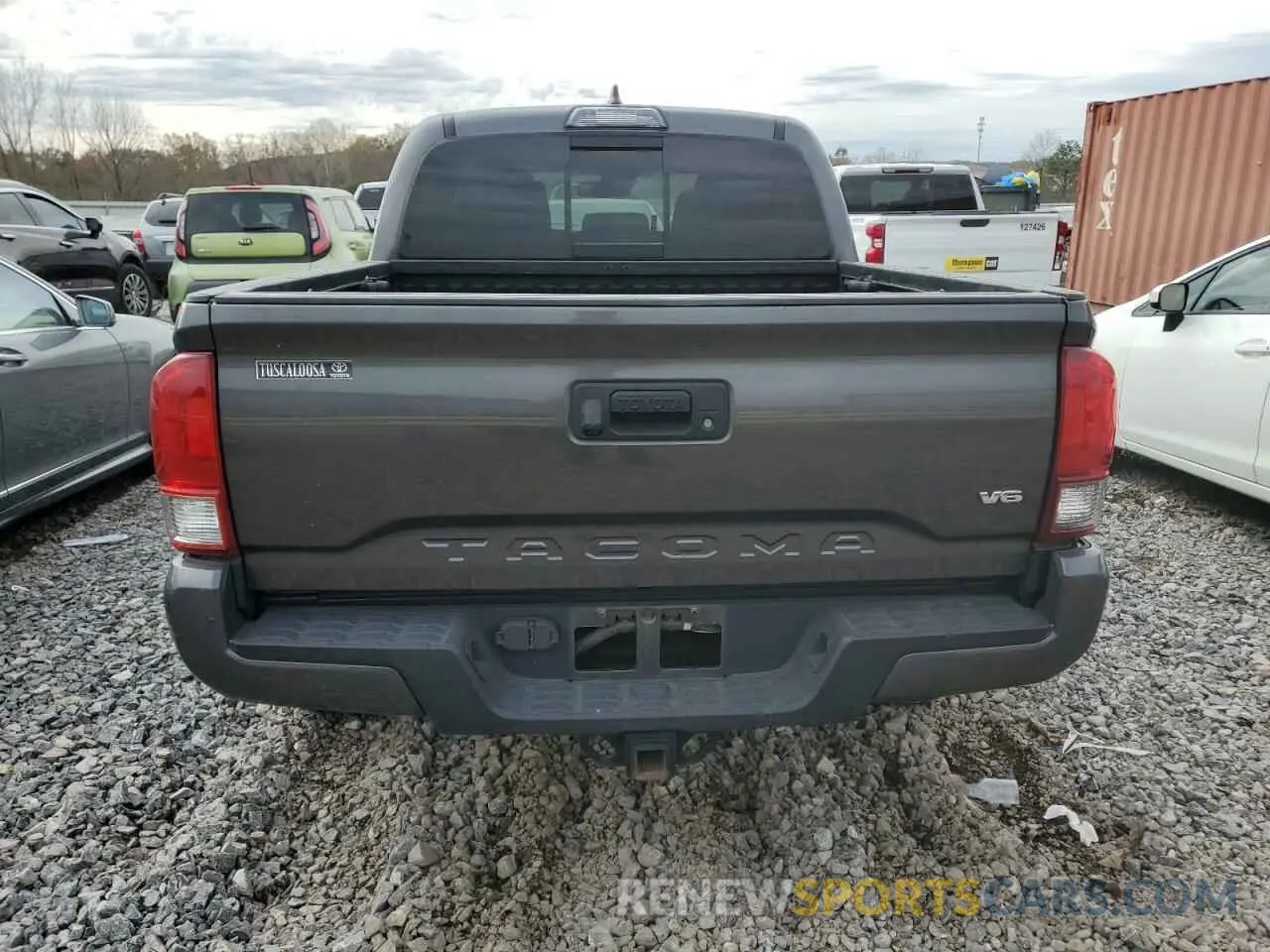 6 fotografías del automóvil dañado 3TMAZ5CN8KM093283 TOYOTA TACOMA 2019