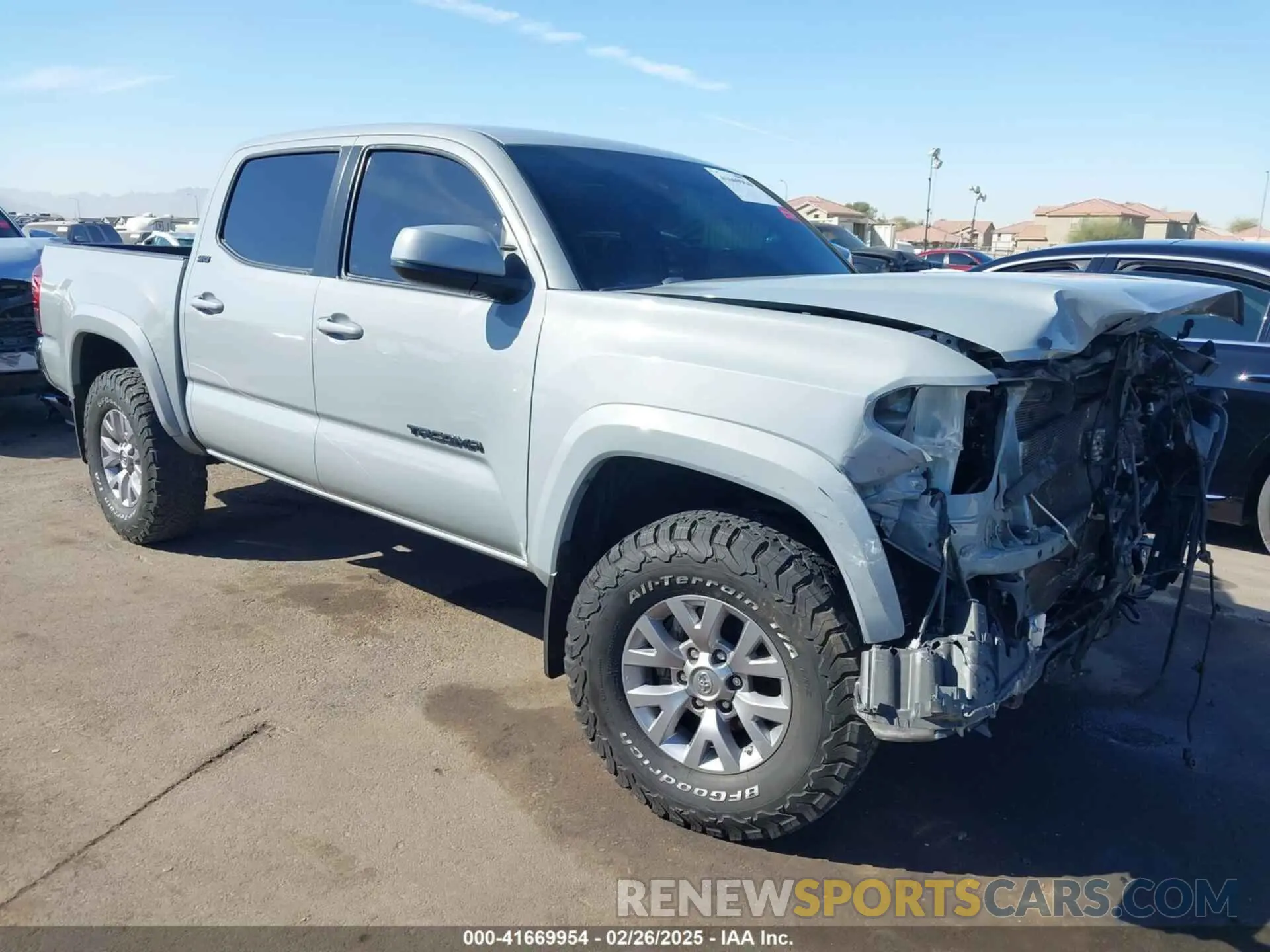 1 fotografías del automóvil dañado 3TMAZ5CN8KM105142 TOYOTA TACOMA 2019