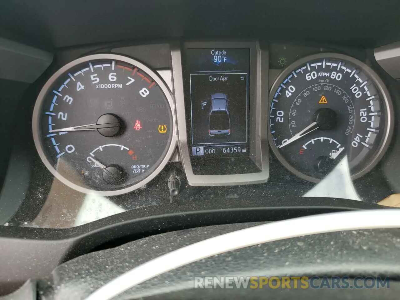 9 fotografías del automóvil dañado 3TMAZ5CN8KM109398 TOYOTA TACOMA 2019