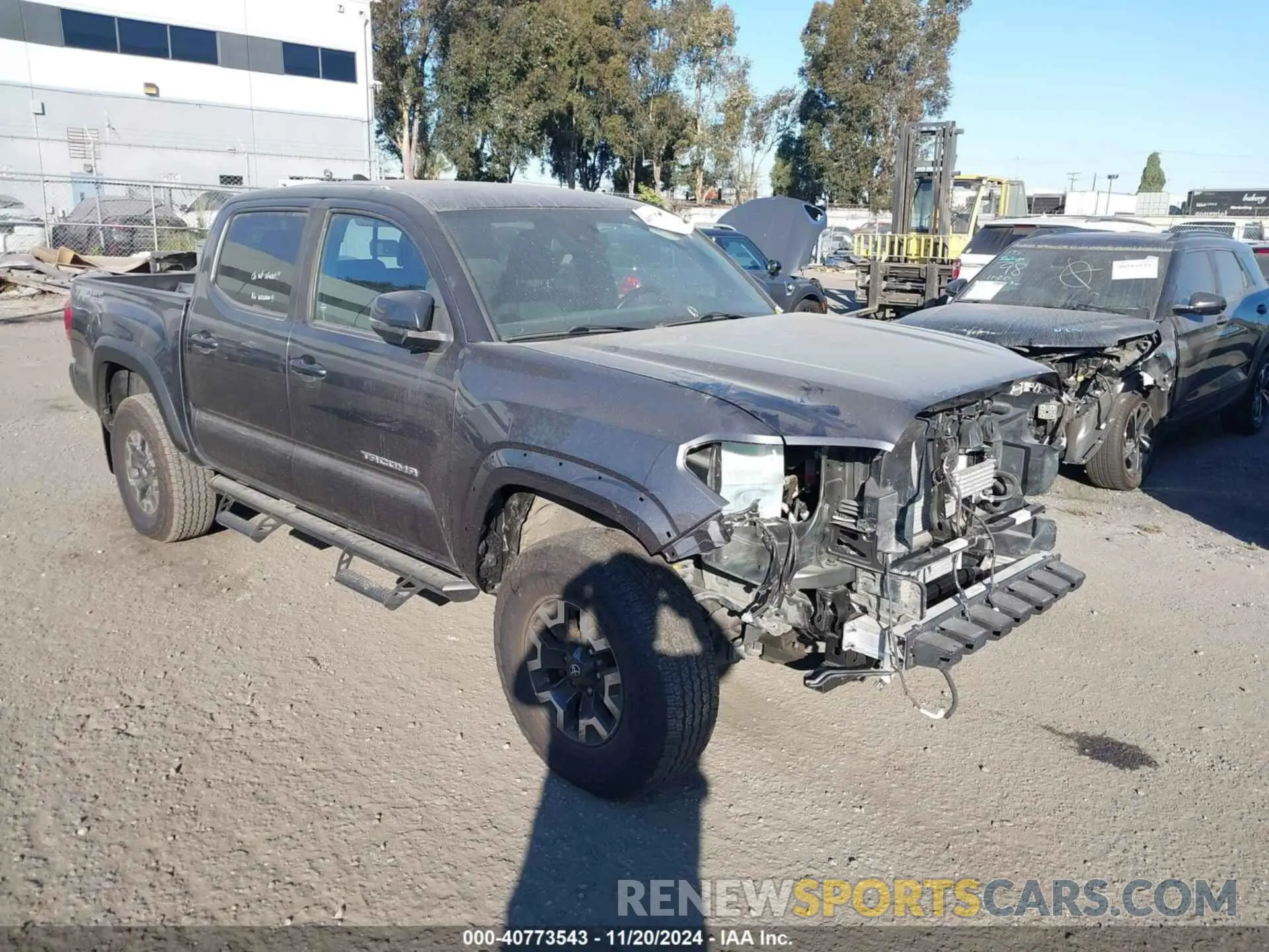 1 fotografías del automóvil dañado 3TMAZ5CN9KM114223 TOYOTA TACOMA 2019