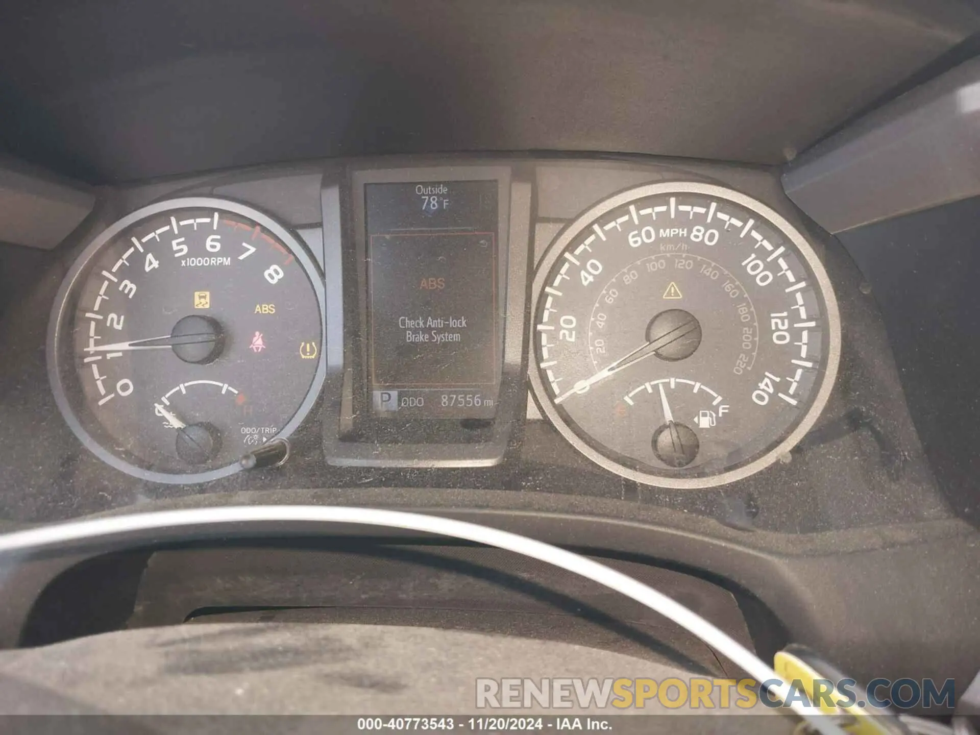 7 fotografías del automóvil dañado 3TMAZ5CN9KM114223 TOYOTA TACOMA 2019