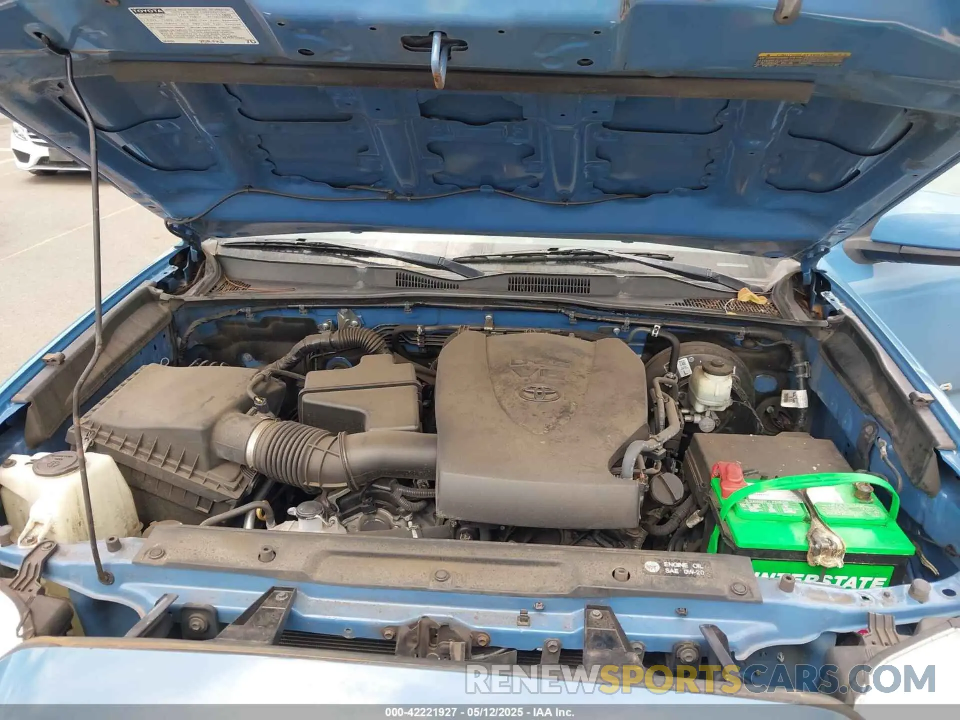 10 fotografías del automóvil dañado 3TMAZ5CNXKM094421 TOYOTA TACOMA 2019