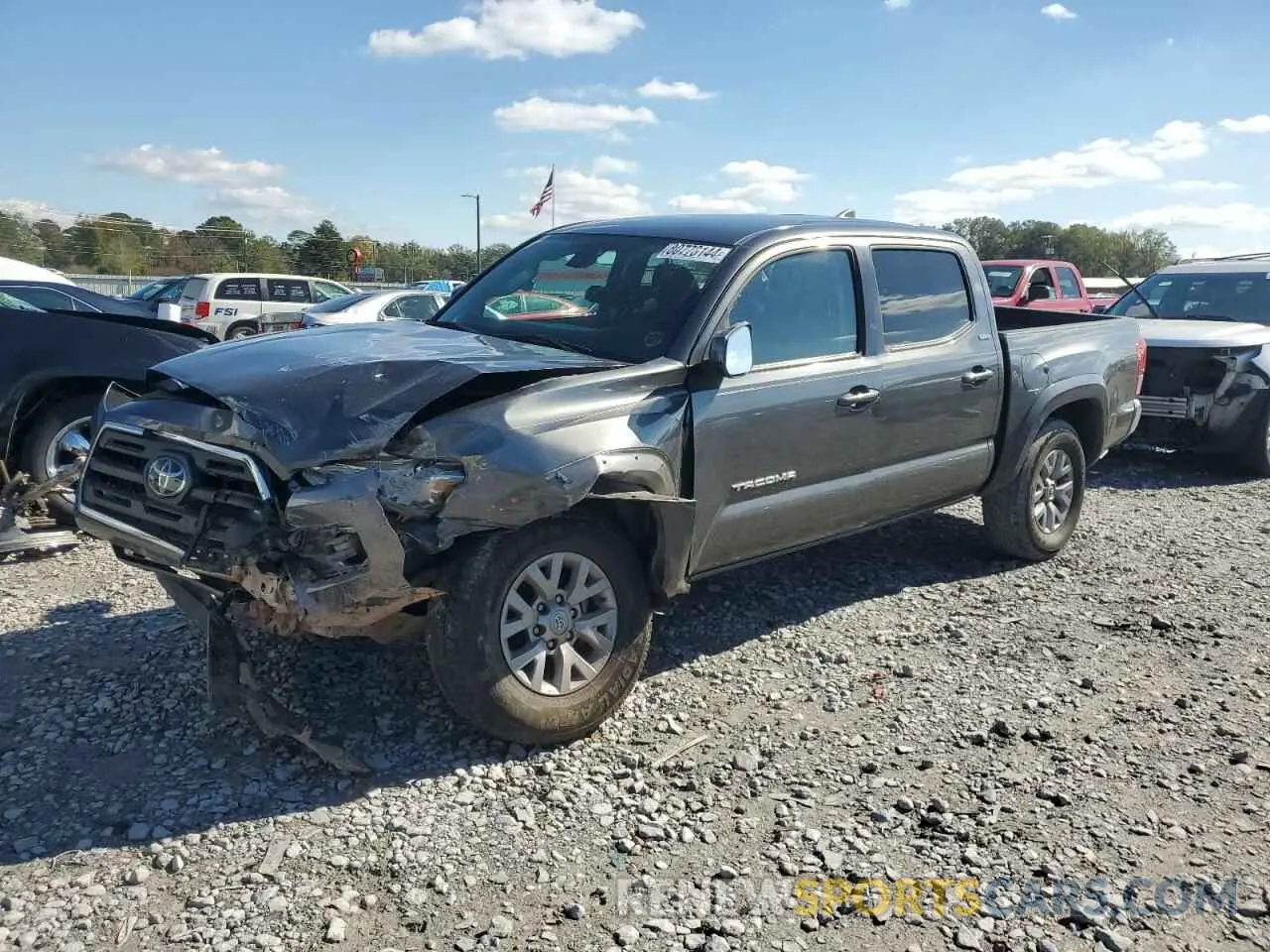 1 fotografías del automóvil dañado 3TMAZ5CNXKM108074 TOYOTA TACOMA 2019