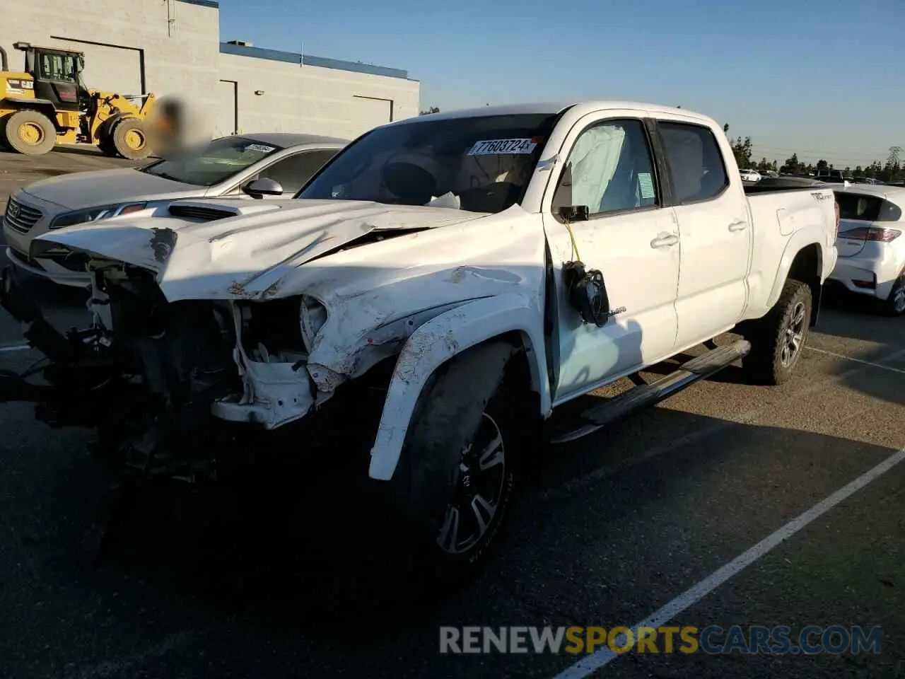 1 fotografías del automóvil dañado 3TMBZ5DN0KM018287 TOYOTA TACOMA 2019