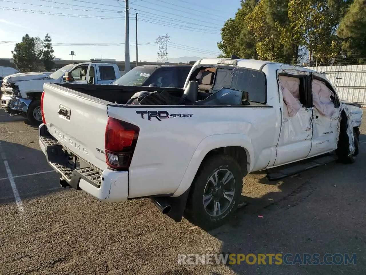 3 fotografías del automóvil dañado 3TMBZ5DN0KM018287 TOYOTA TACOMA 2019