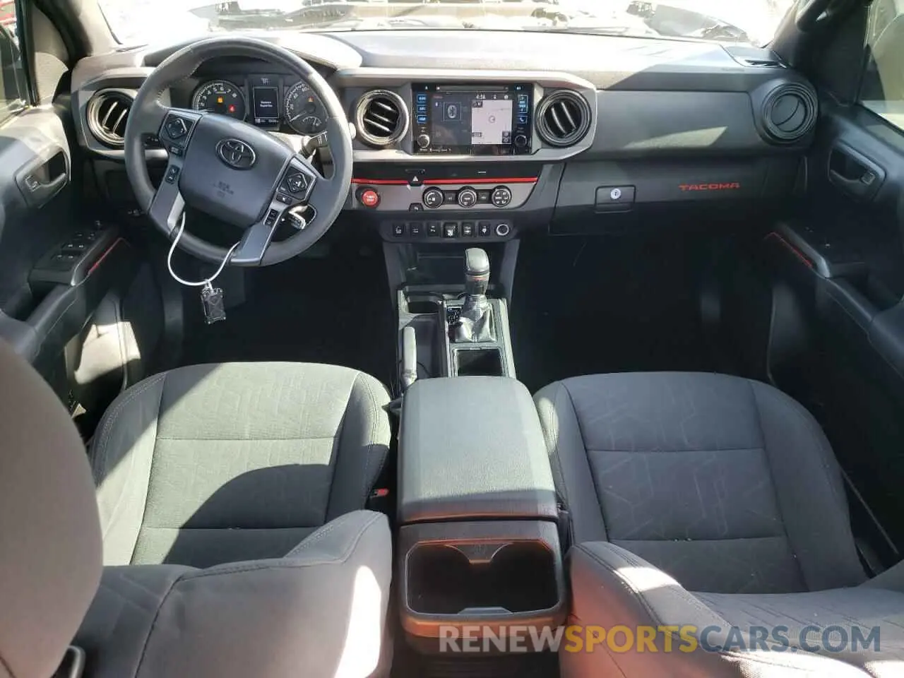 8 fotografías del automóvil dañado 3TMBZ5DN1KM021697 TOYOTA TACOMA 2019