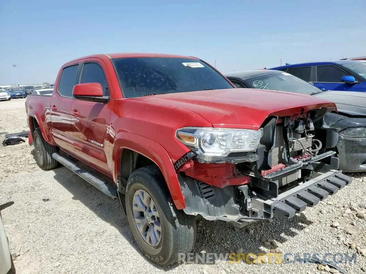 4 fotografías del automóvil dañado 3TMBZ5DN2KM022454 TOYOTA TACOMA 2019
