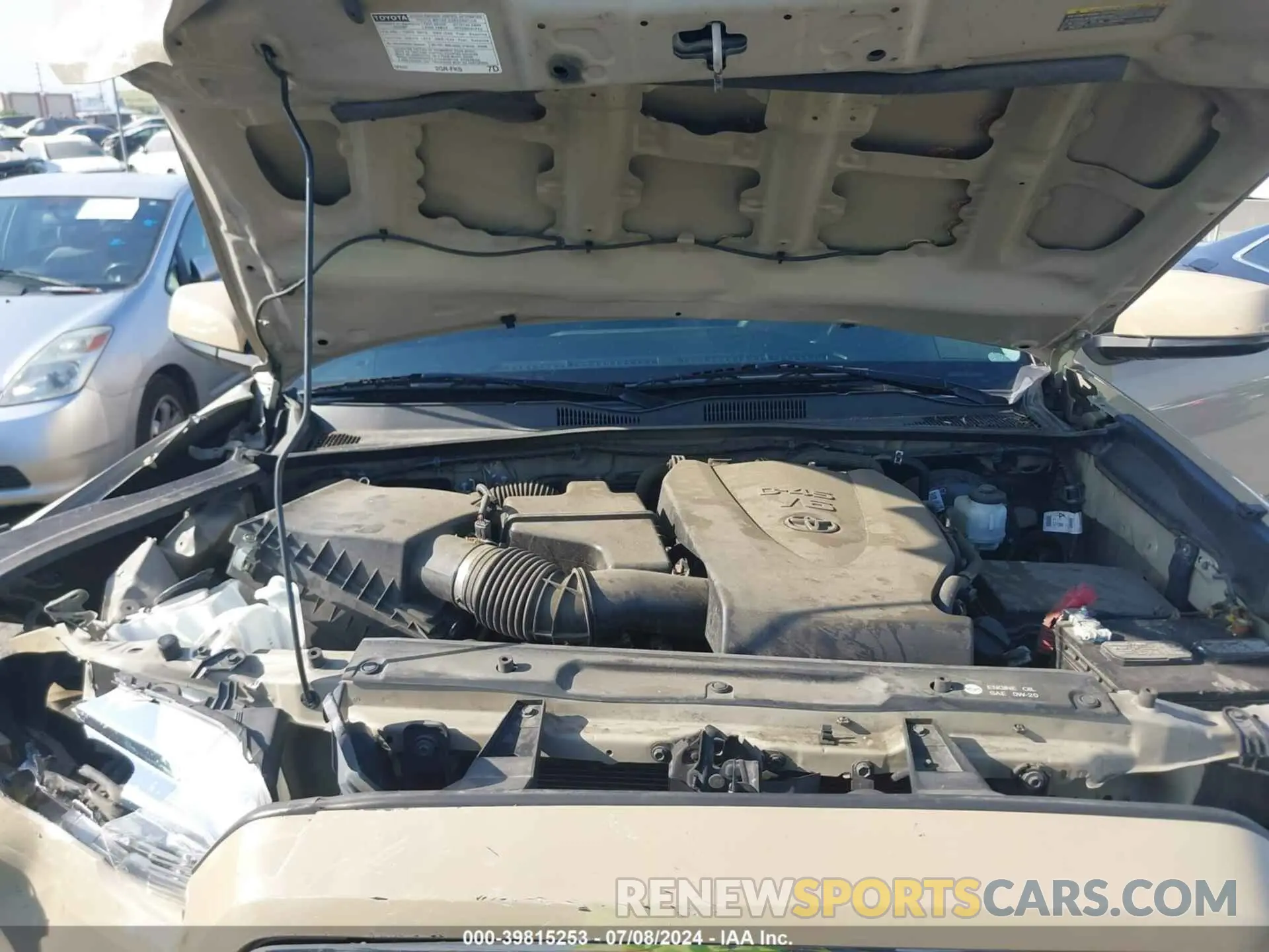 10 fotografías del automóvil dañado 3TMBZ5DN9KM020846 TOYOTA TACOMA 2019
