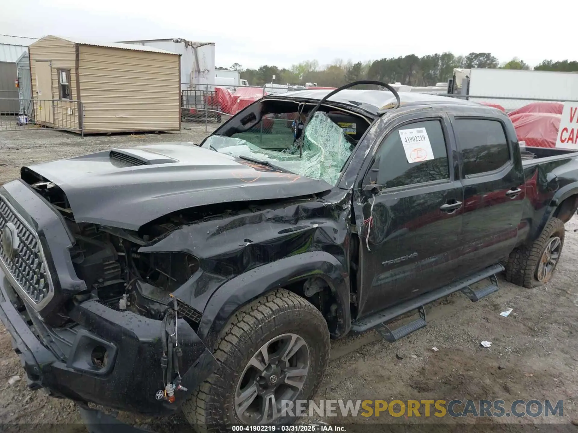 6 fotografías del automóvil dañado 3TMBZ5DNXKM019818 TOYOTA TACOMA 2019