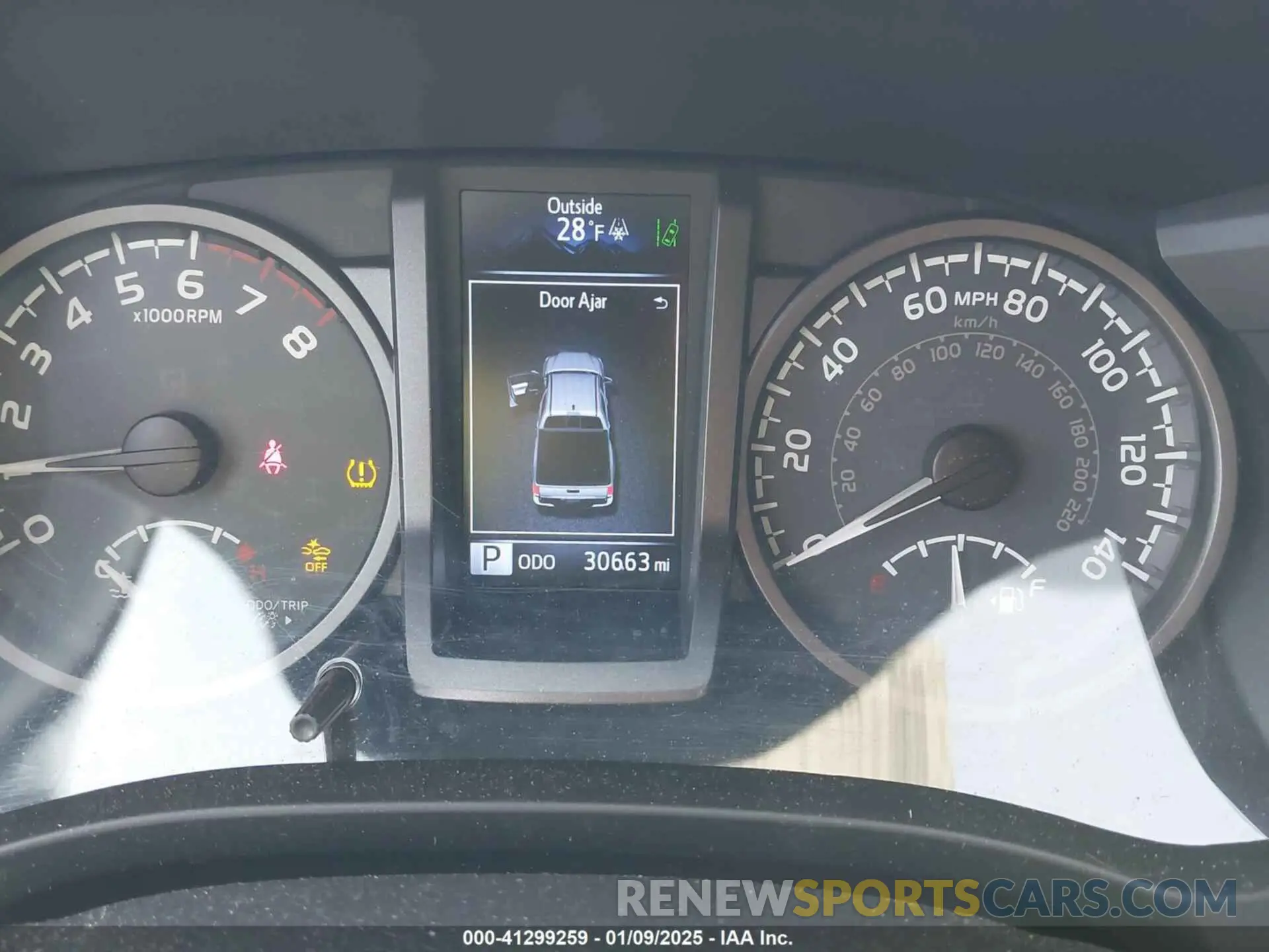 7 fotografías del automóvil dañado 3TMCZ5AN0KM206557 TOYOTA TACOMA 2019