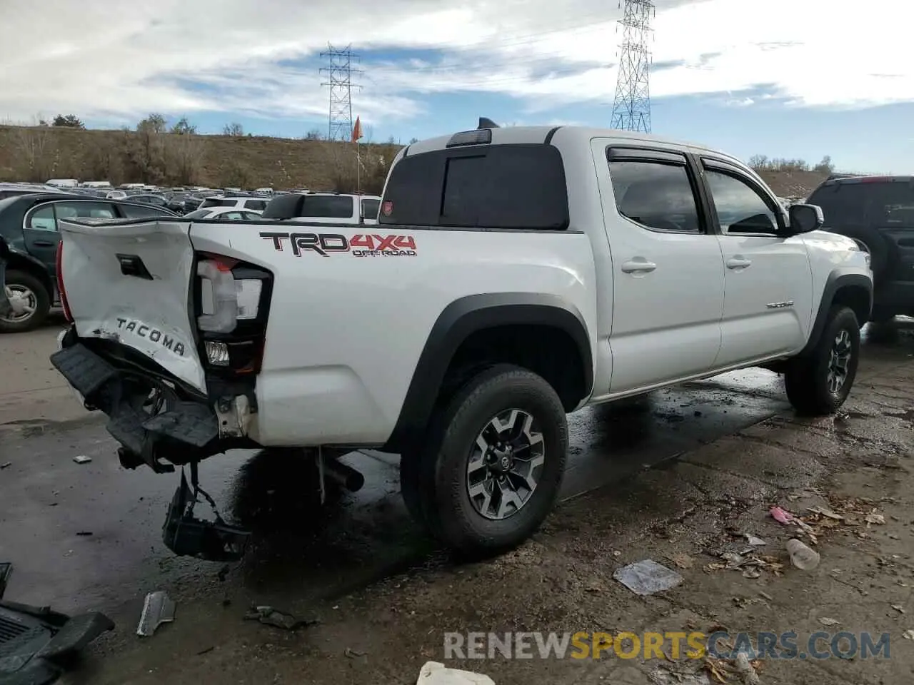 3 fotografías del automóvil dañado 3TMCZ5AN0KM207255 TOYOTA TACOMA 2019