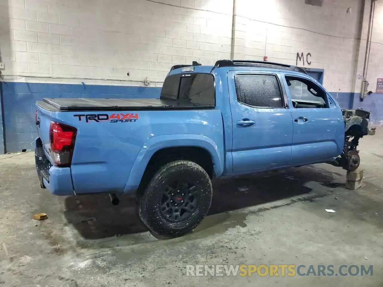 3 fotografías del automóvil dañado 3TMCZ5AN0KM208437 TOYOTA TACOMA 2019