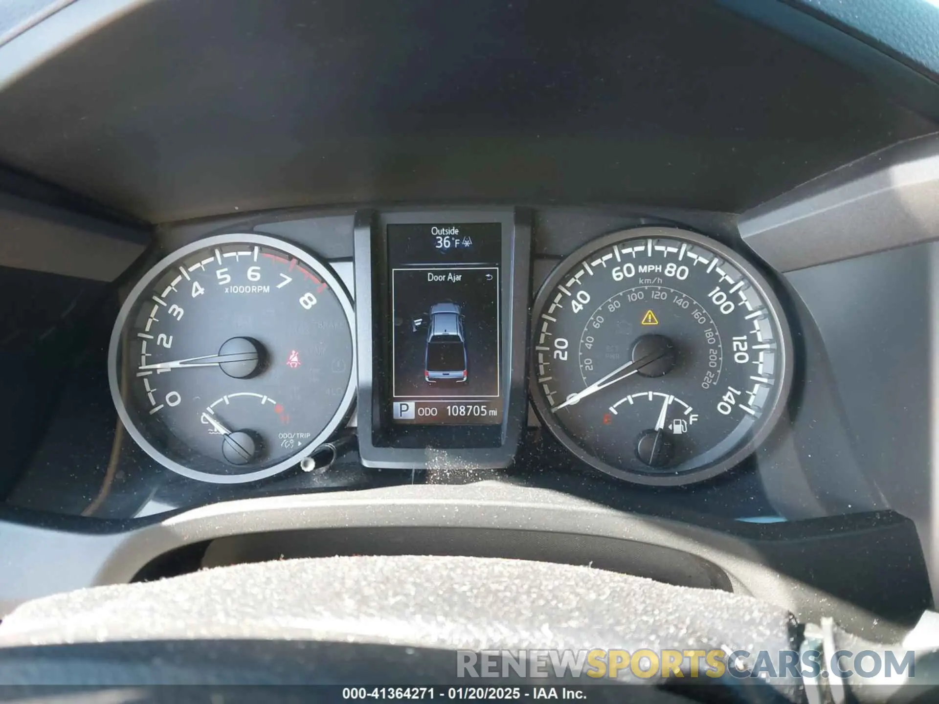 7 fotografías del automóvil dañado 3TMCZ5AN0KM212455 TOYOTA TACOMA 2019