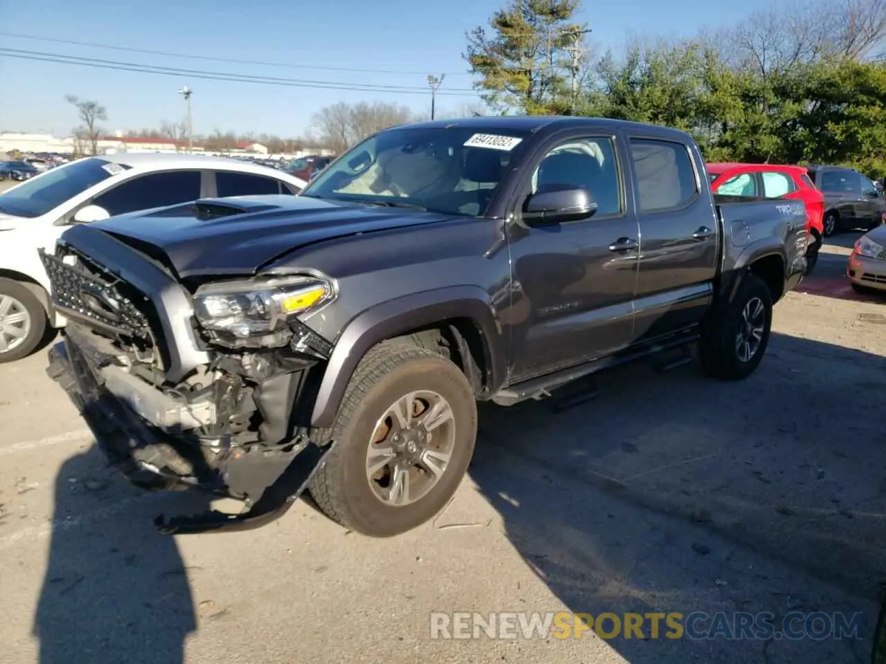 1 fotografías del automóvil dañado 3TMCZ5AN0KM217591 TOYOTA TACOMA 2019
