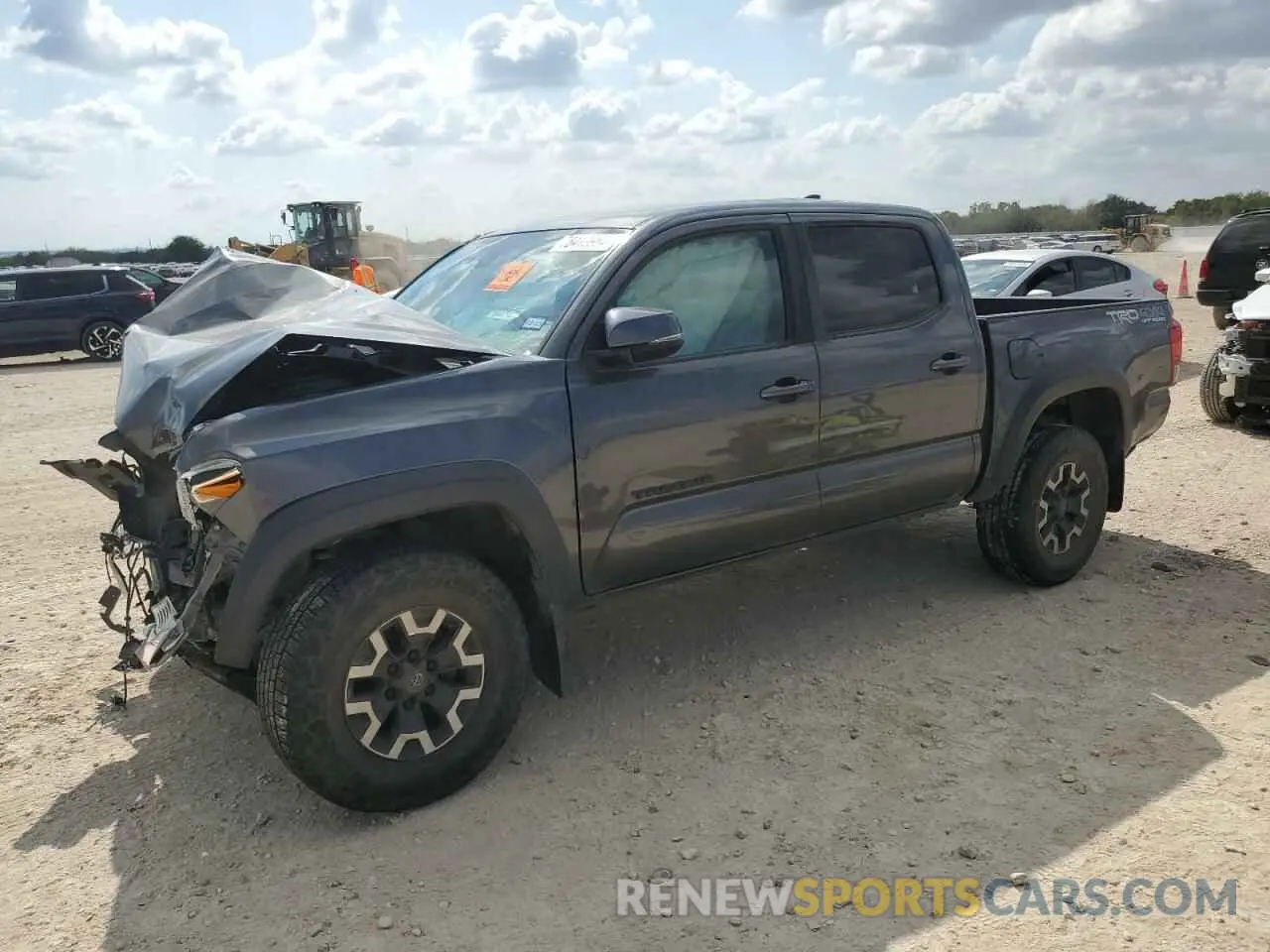 1 fotografías del automóvil dañado 3TMCZ5AN0KM222287 TOYOTA TACOMA 2019